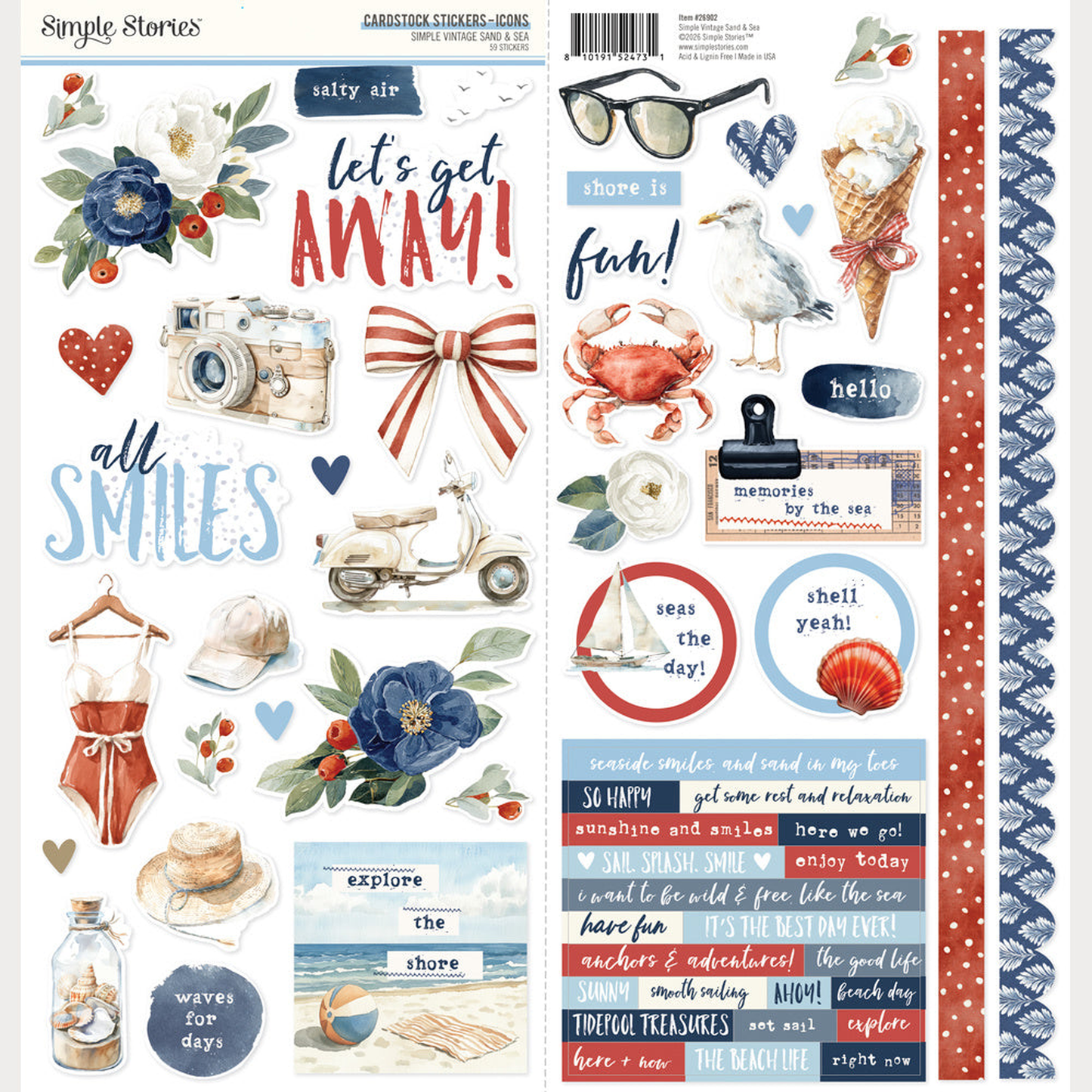 Simple Vintage Sand & Sea