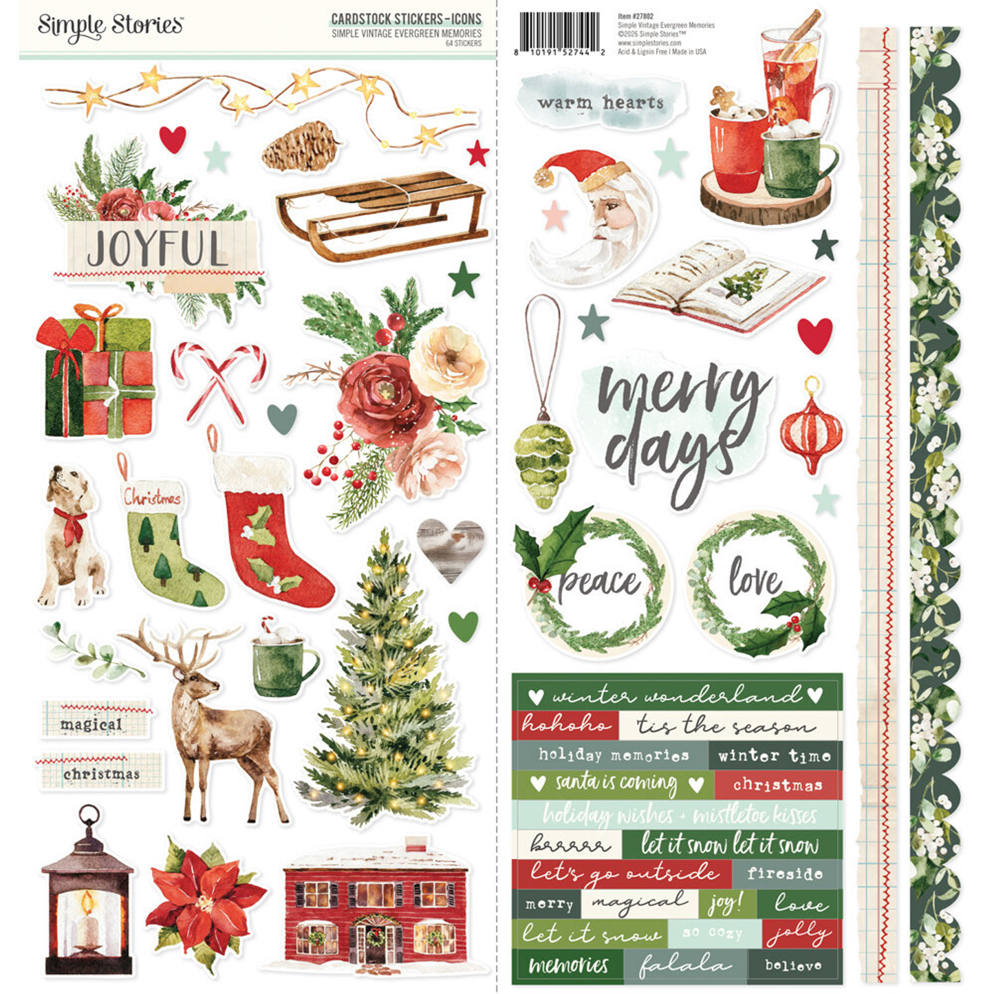 Simple Vintage Evergreen Memories Collection Kit