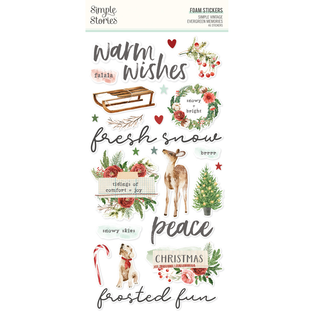Simple Vintage Evergreen Memories