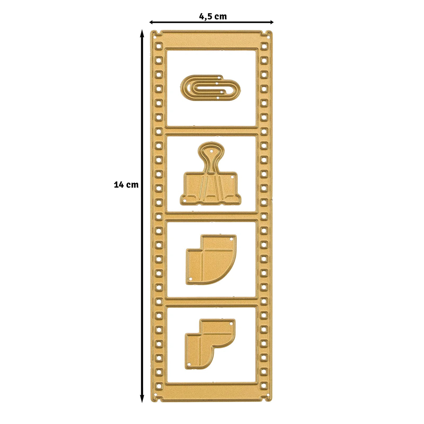 Mini Stanz- und Prägeschablonen Vintage-Filmstreifen