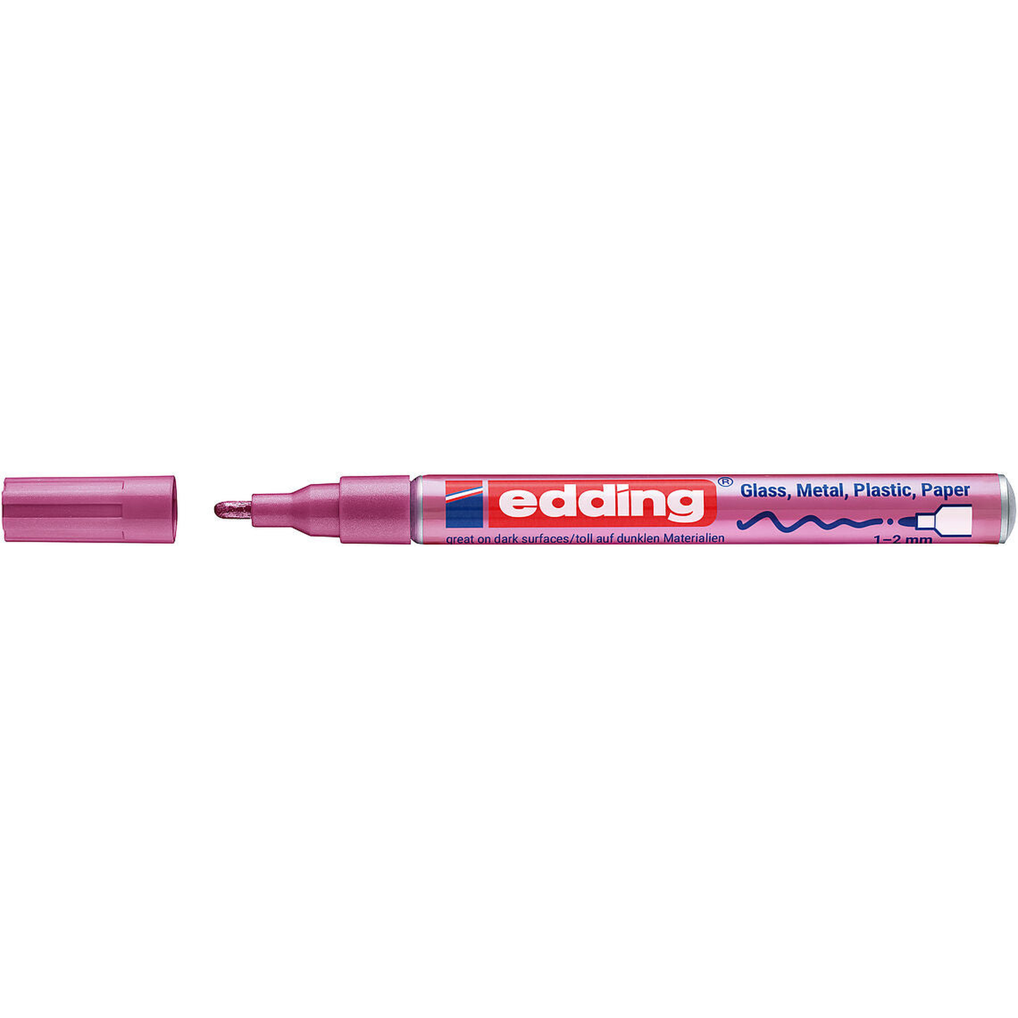 e-751 Gloss Paint Marker Metallic Pink