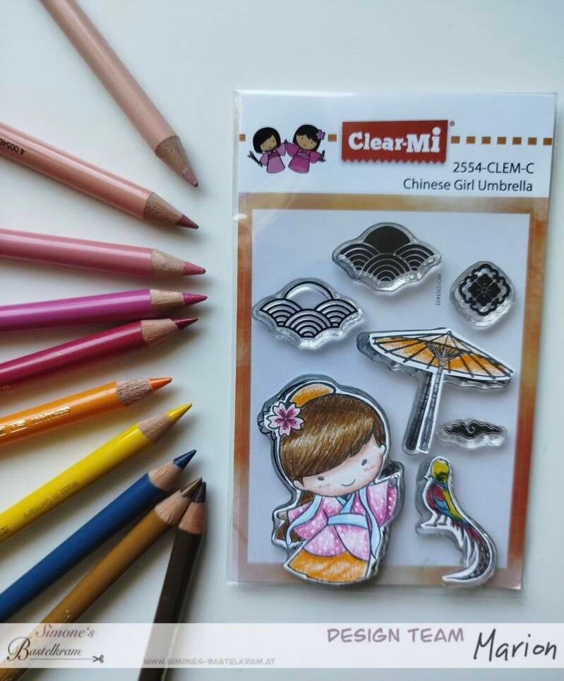 Chinese Girl Umbrella