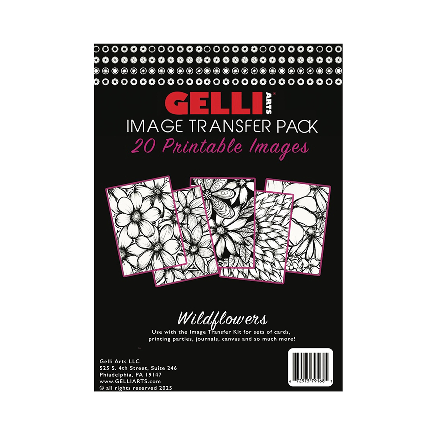 Image Transfer Pack Wildflowers