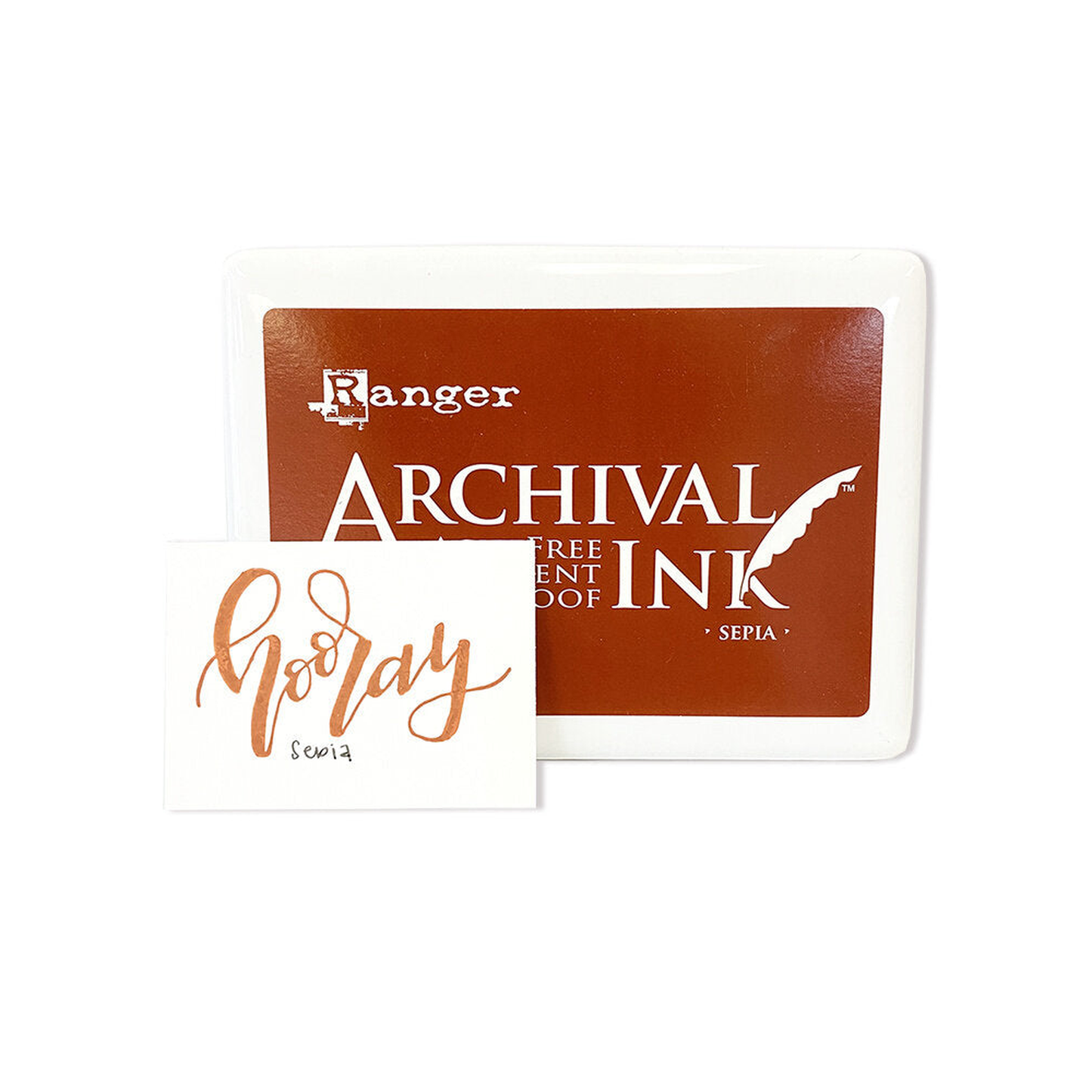 Ranger Archival Ink Jumbo Pad Sepia