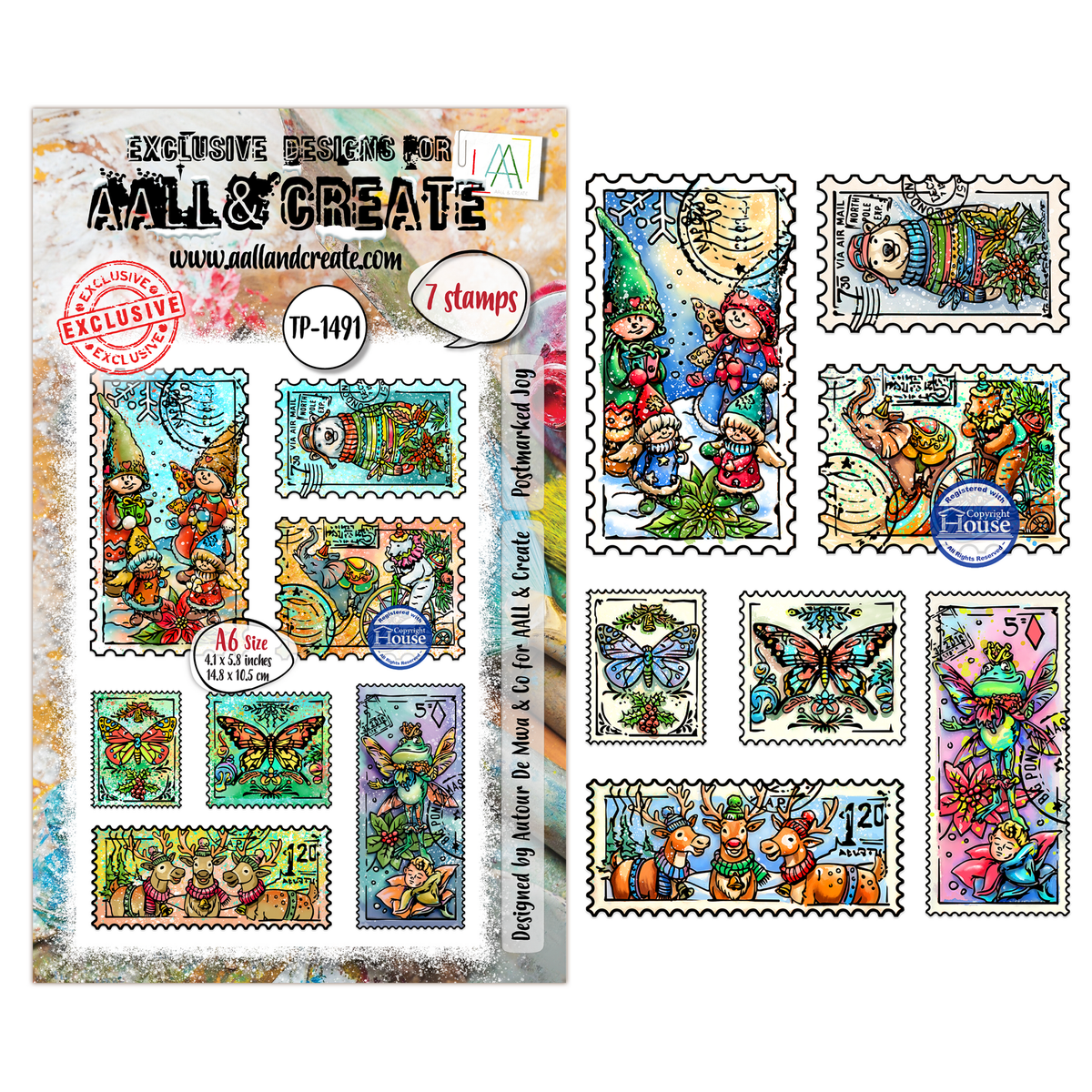 Postcards of Cheer - Postmarked Joy