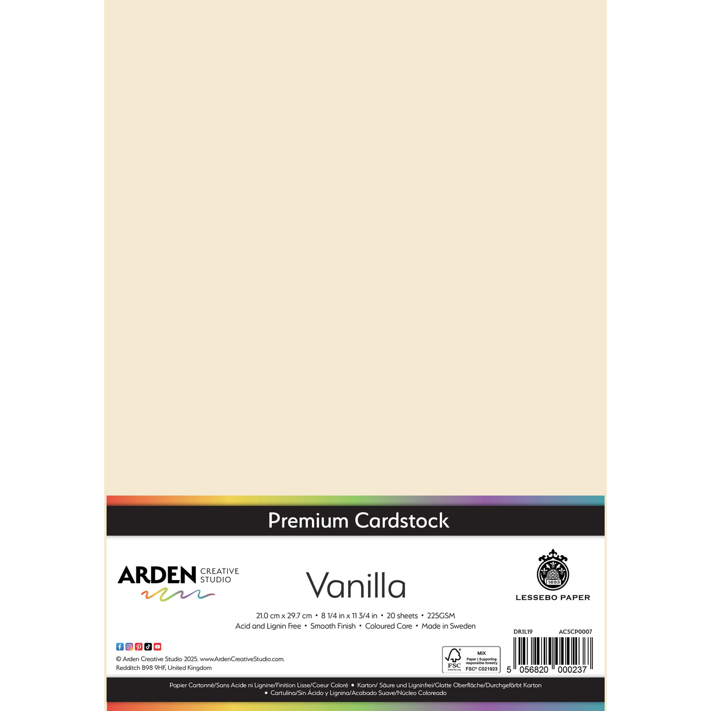 Premium Cardstock - Vanilla
