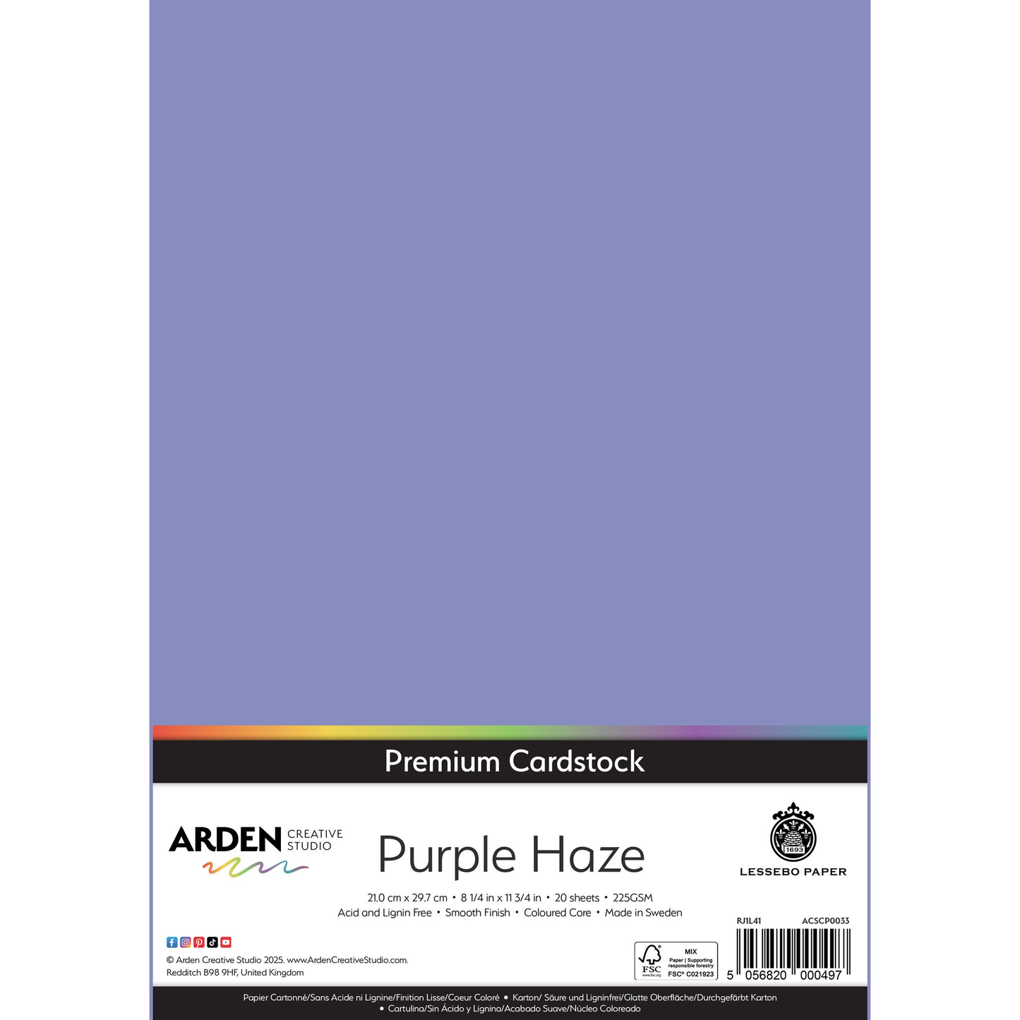 Premium Cardstock - Purple Haze