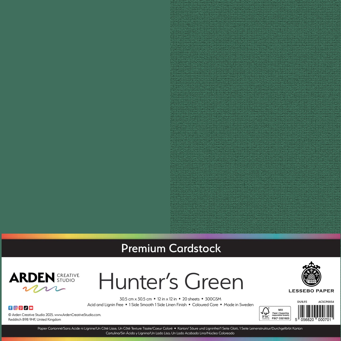 Premium Cardstock - Hunter's Green