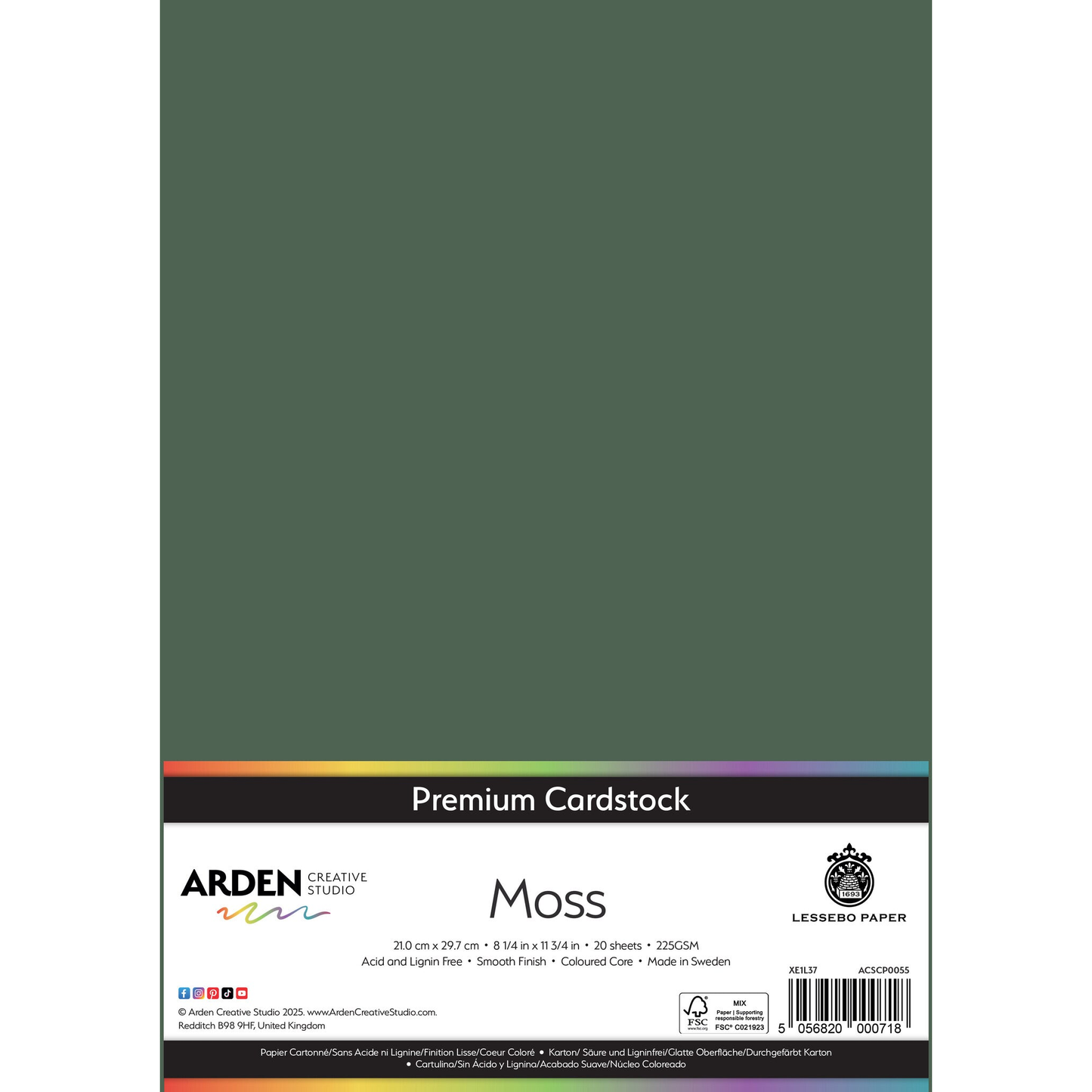 Premium Cardstock - Moss
