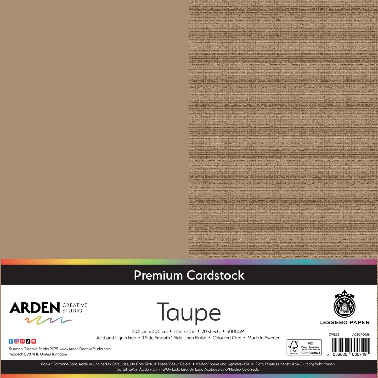 Premium Cardstock - Taupe