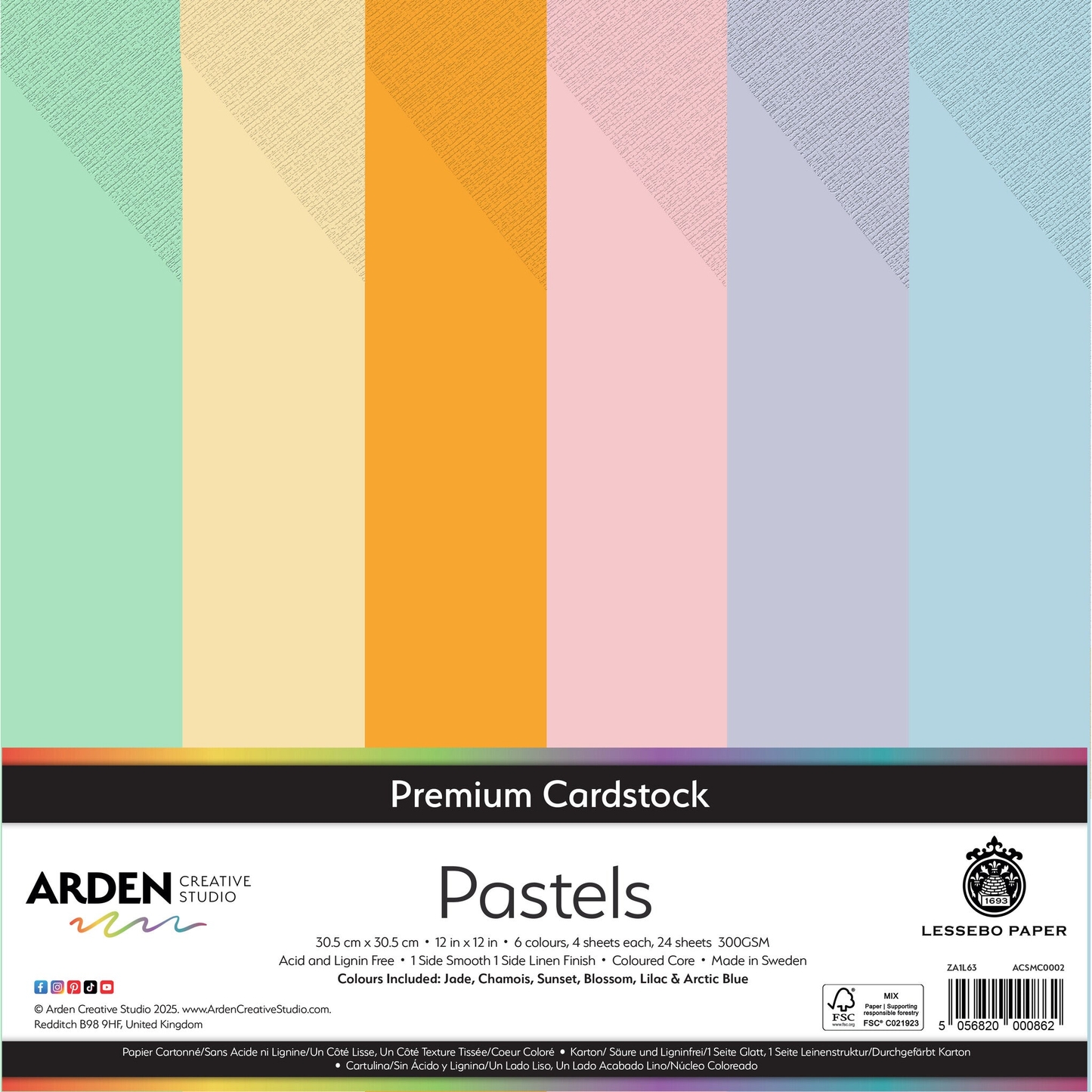 Premium Cardstock - Pastels