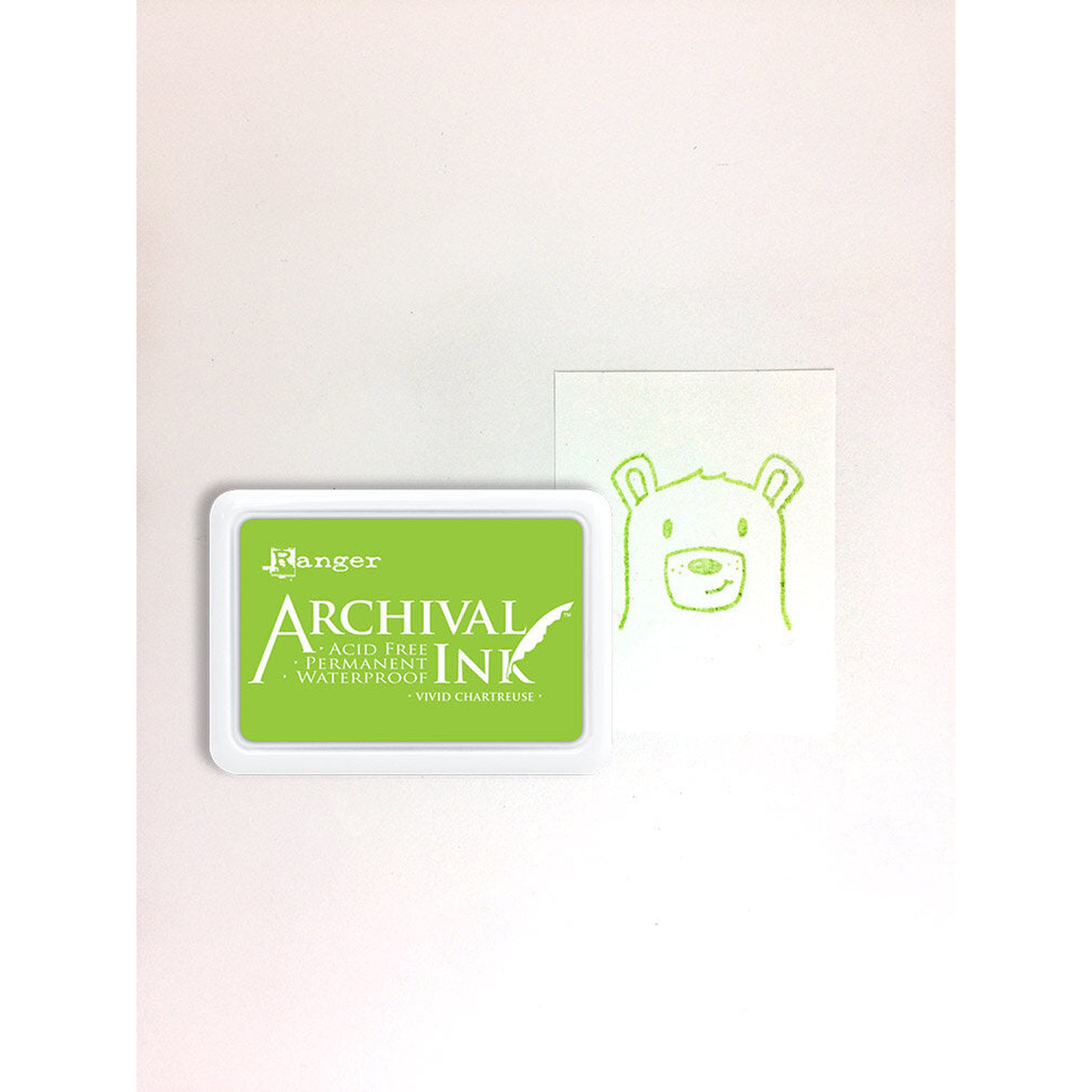 Ranger Archival Ink Pad Vivid Chartreuse