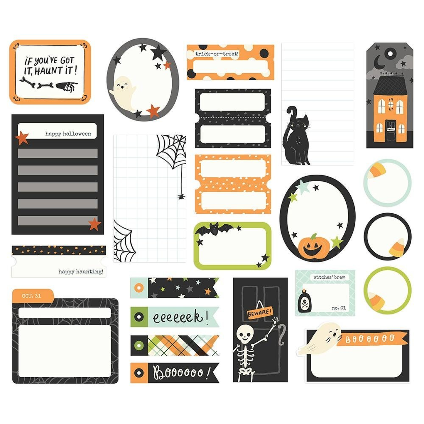 Spooky Nights Journal Bits