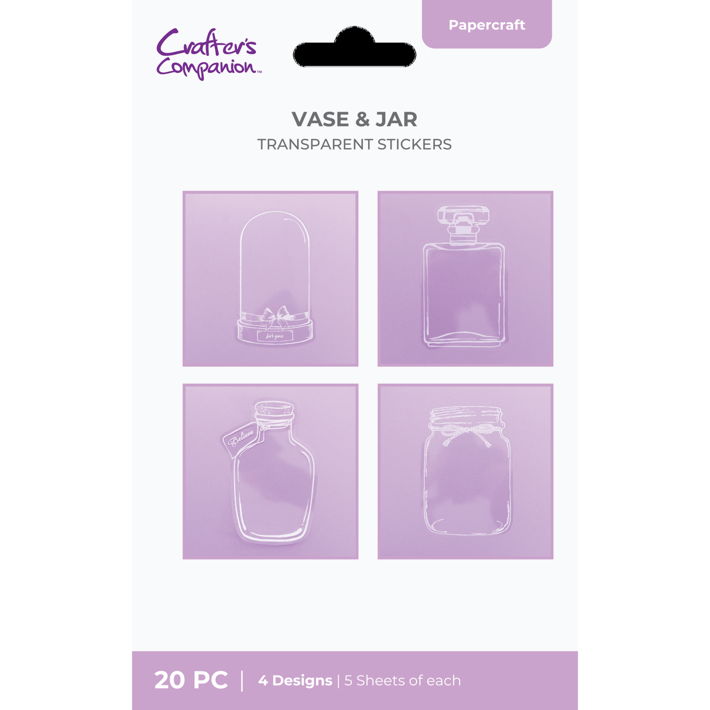 Flower Press Transparent Vase & Jar