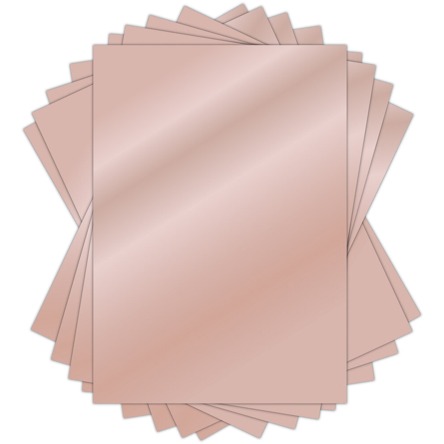 The Essential Mirror Card Rose Gold
