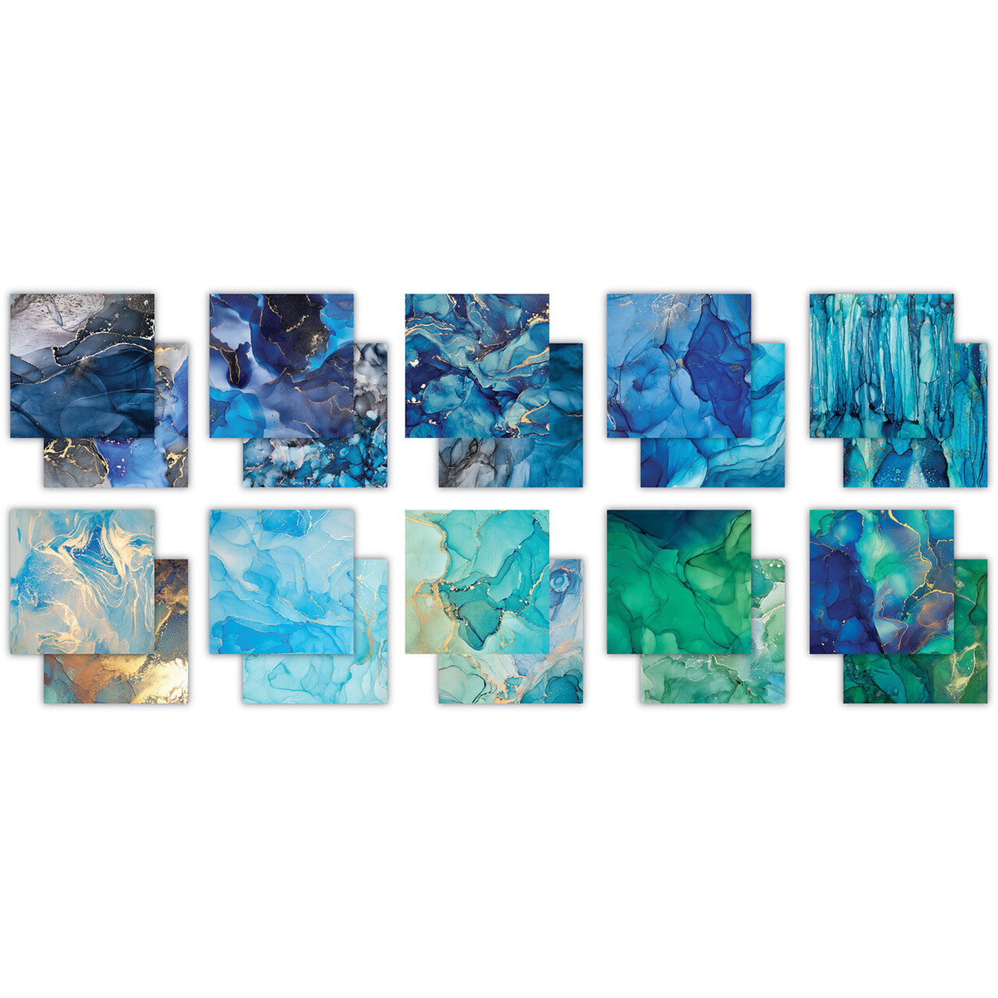 Ink Drops Ocean