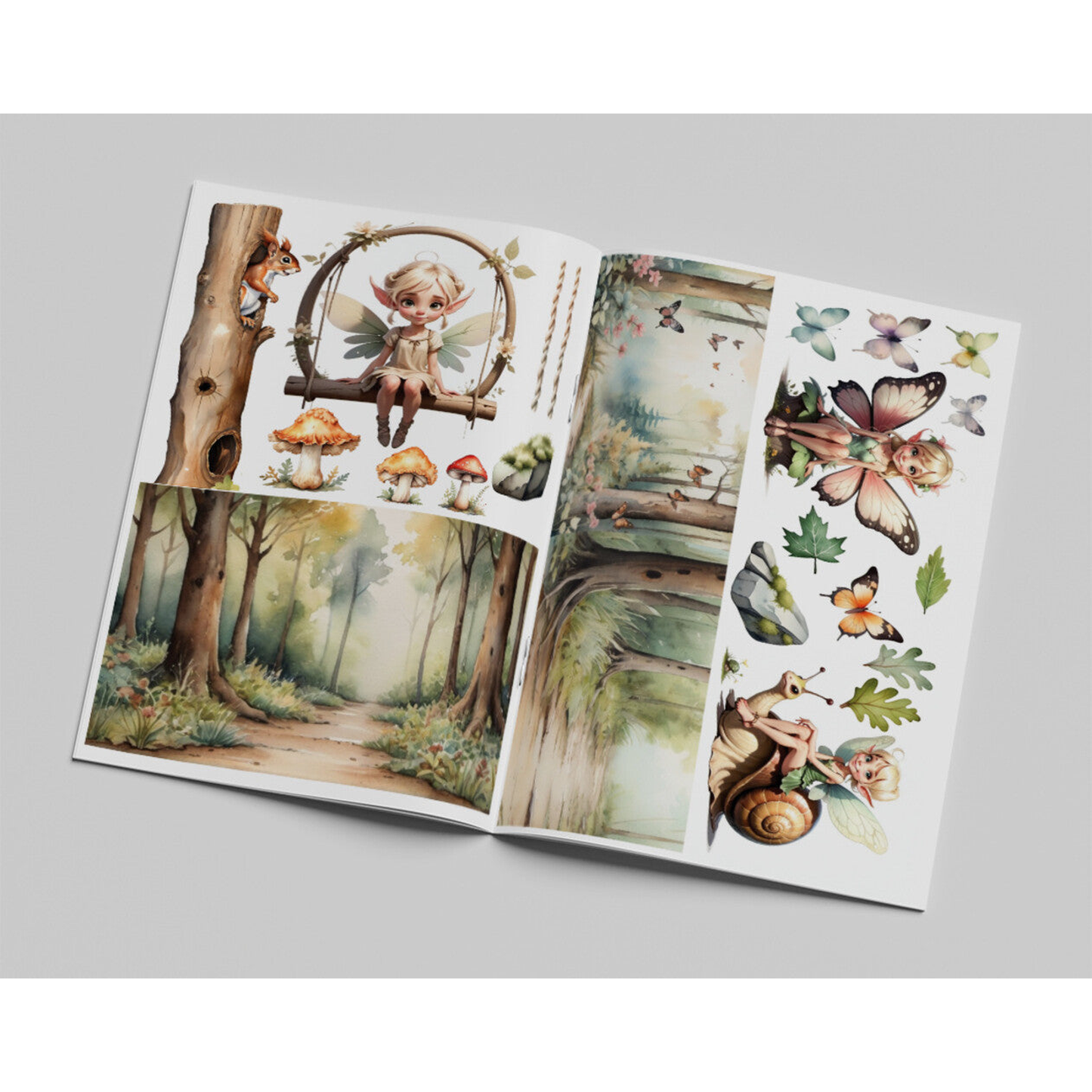 Forest Fairies Book Creative CutOuts