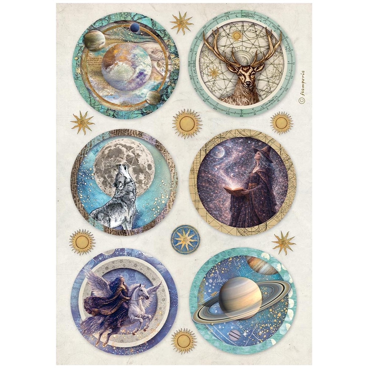 Cosmos Rice Paper Rounds