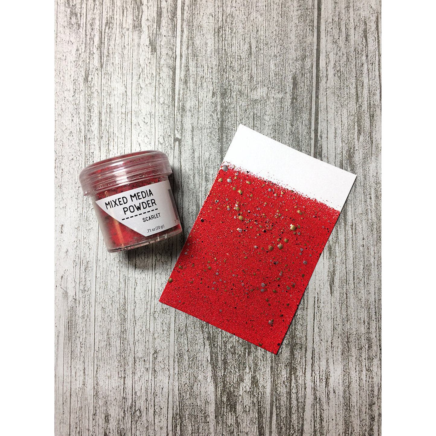 Ranger Embossing Powder Mixed Media Scarlet