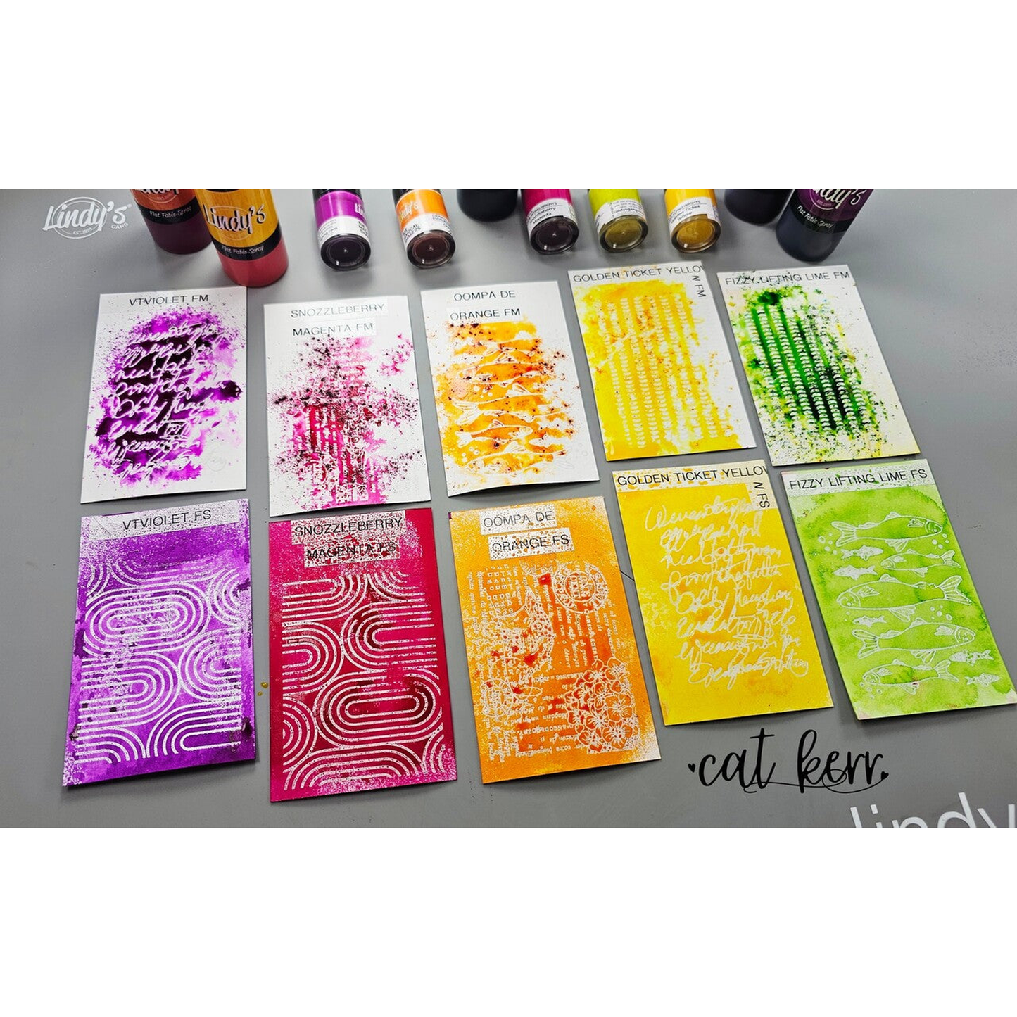 Everlasting Brights Flat Fabio Spray Set by Cat Kerr
