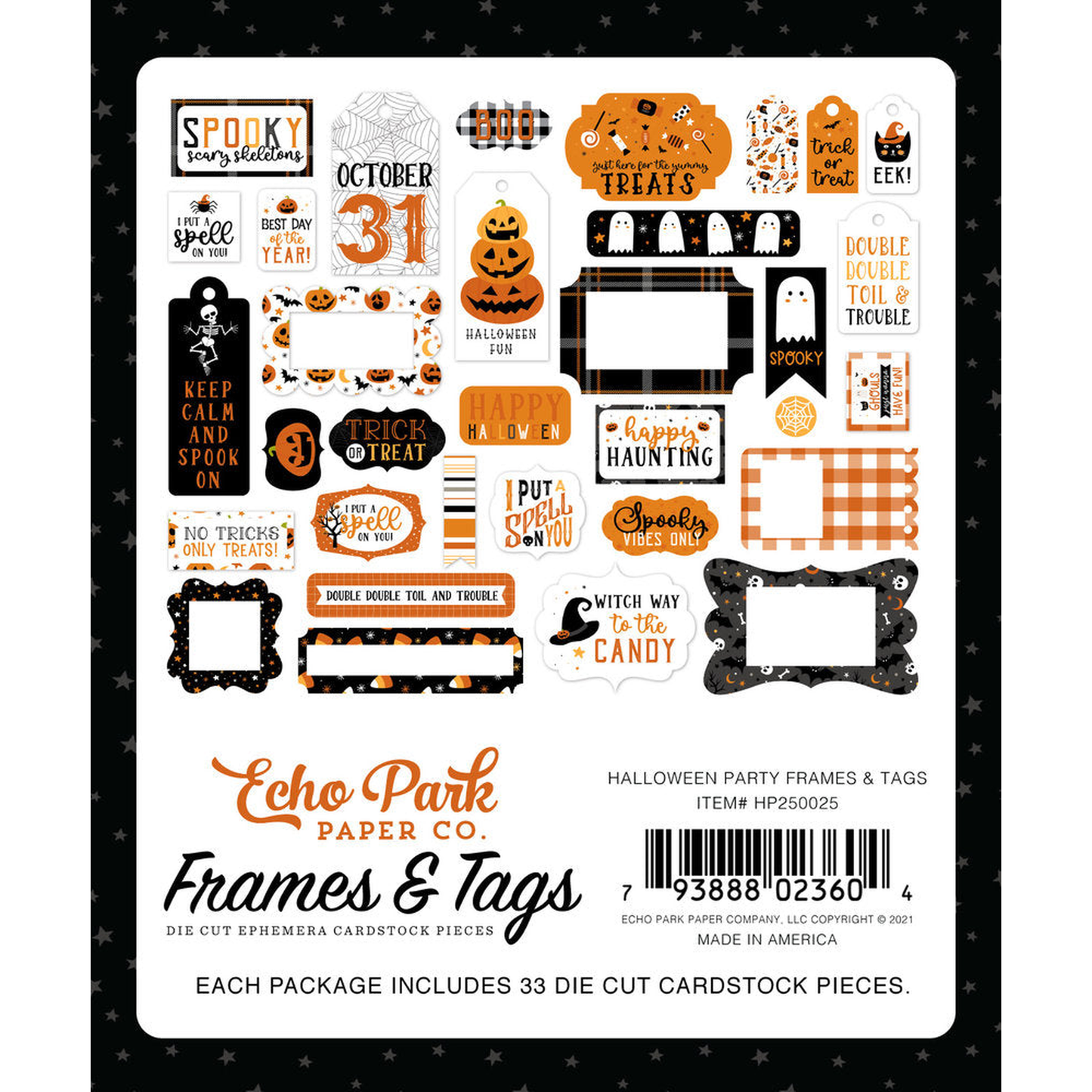 Halloween Party Frames & Tags