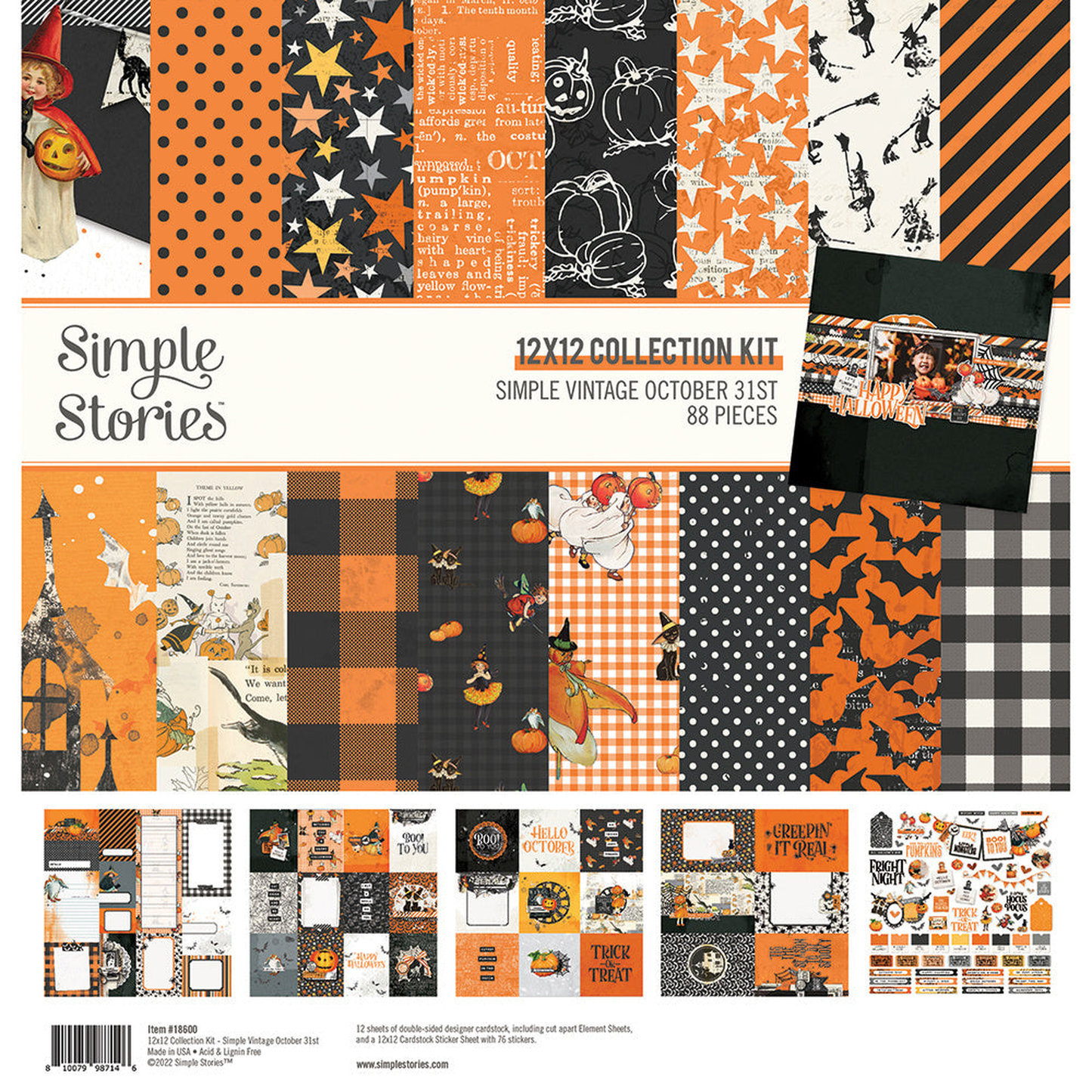 Simple Vintage October 31st Collection Kit