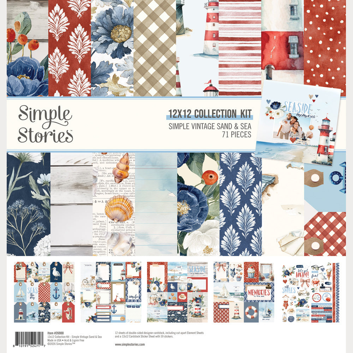 Simple Vintage Sand & Sea Collection Kit