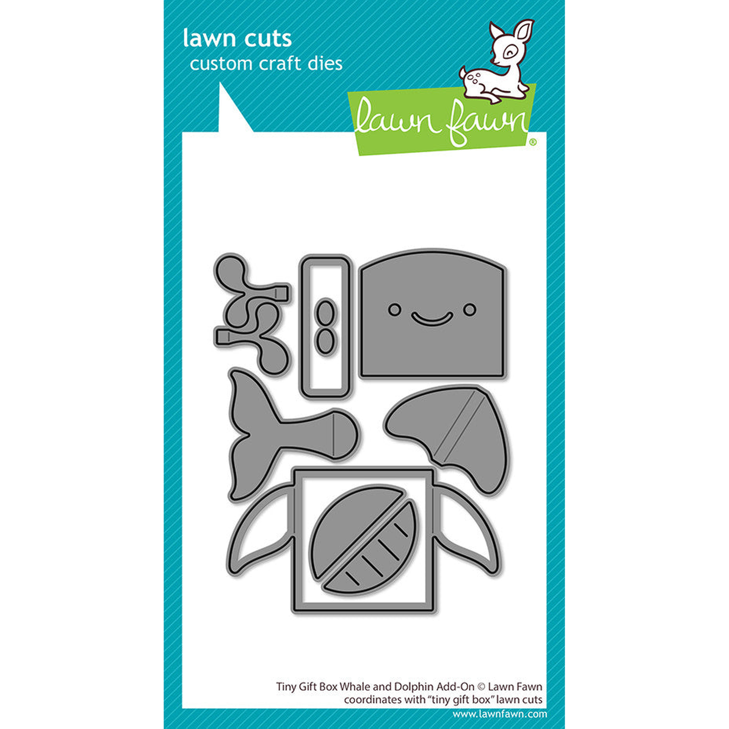 Tiny Gift Box Whale And Dolphin Add-On