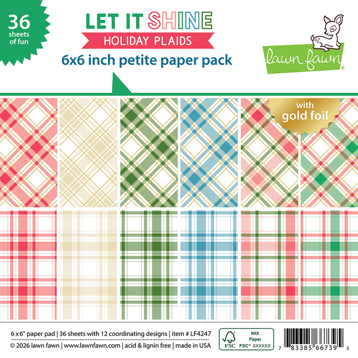 Let It Shine Holiday Plaids