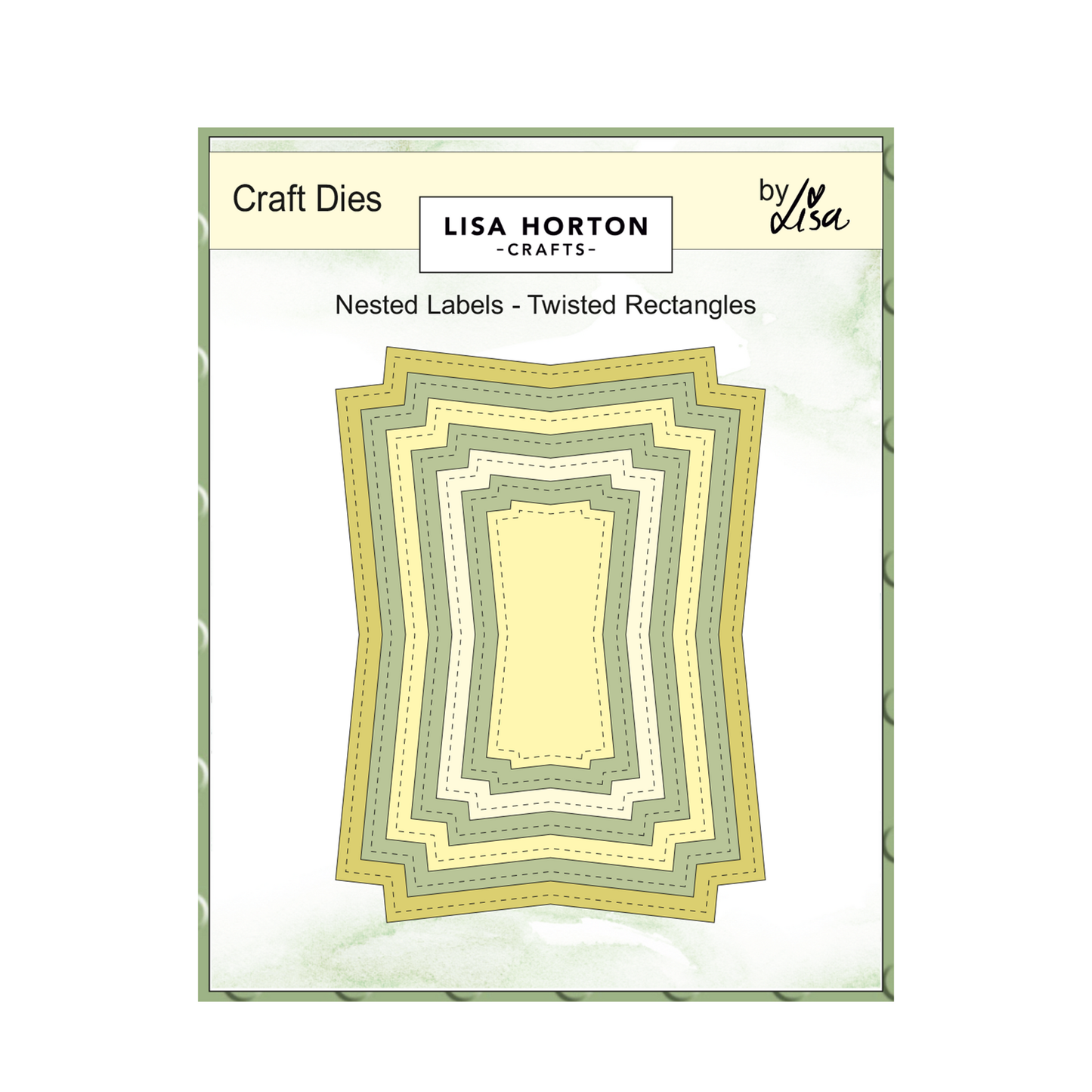 Nested Labels Twisted Rectangles