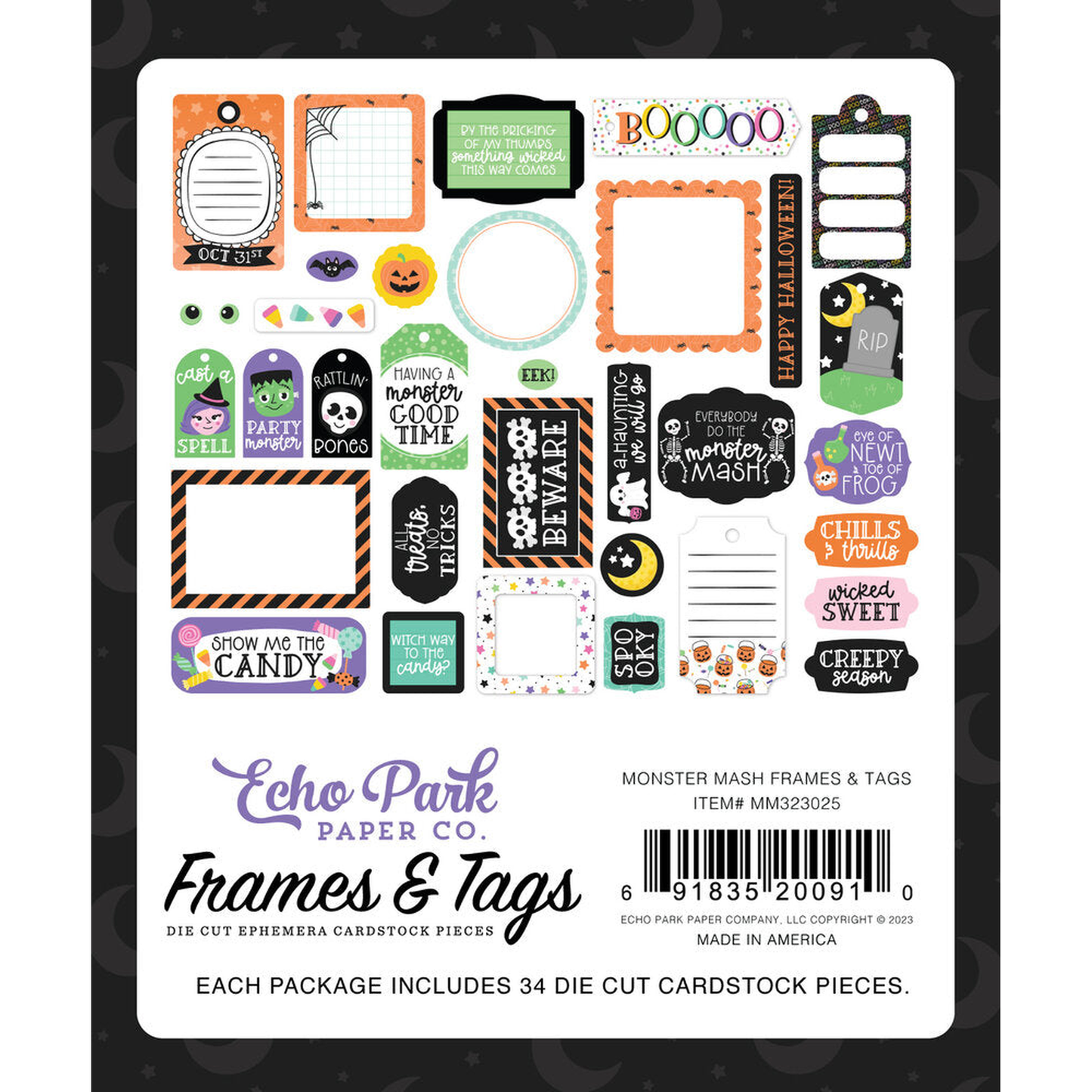 Monster Mash Frames & Tags