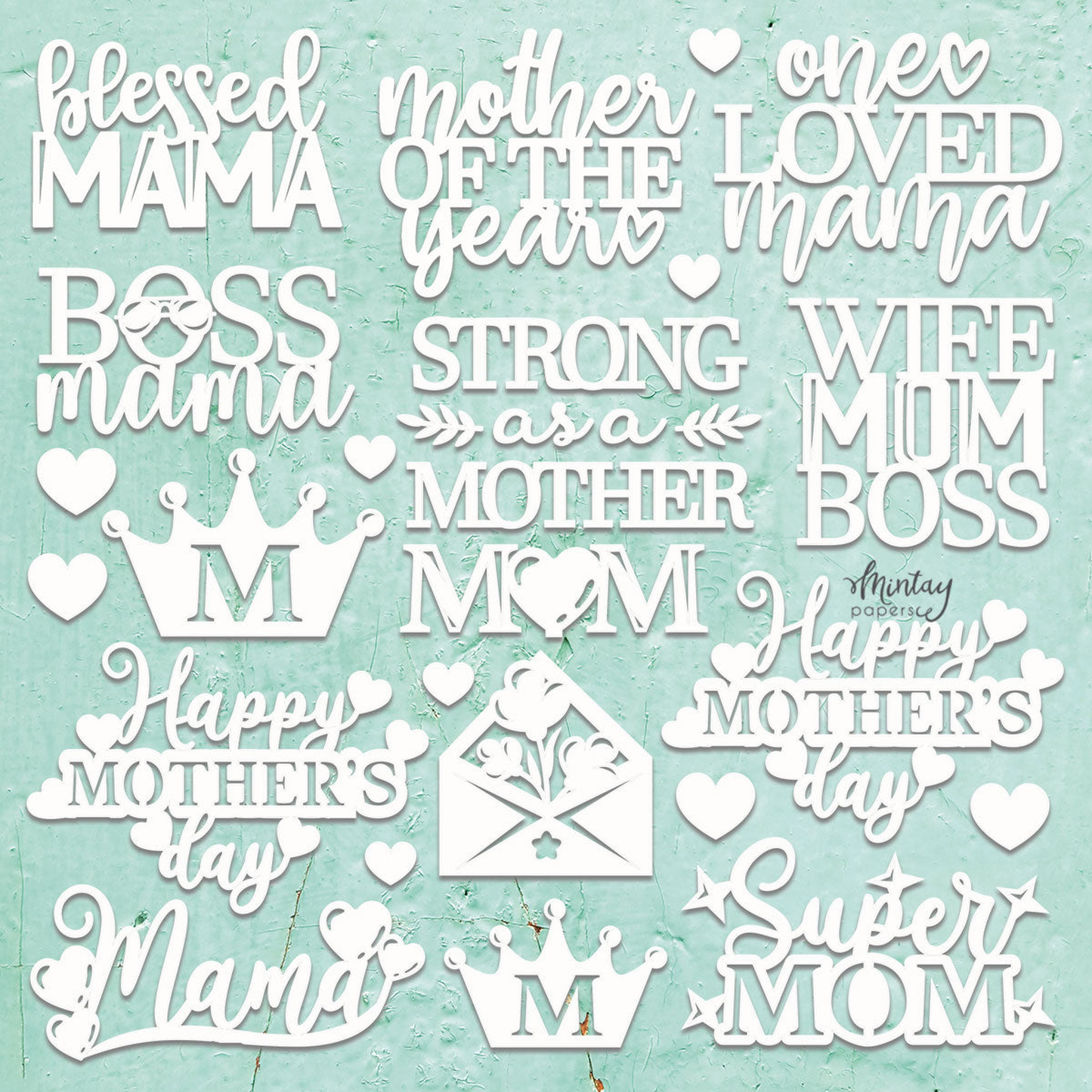 Chippies Decor Element Sheet Mother's Day