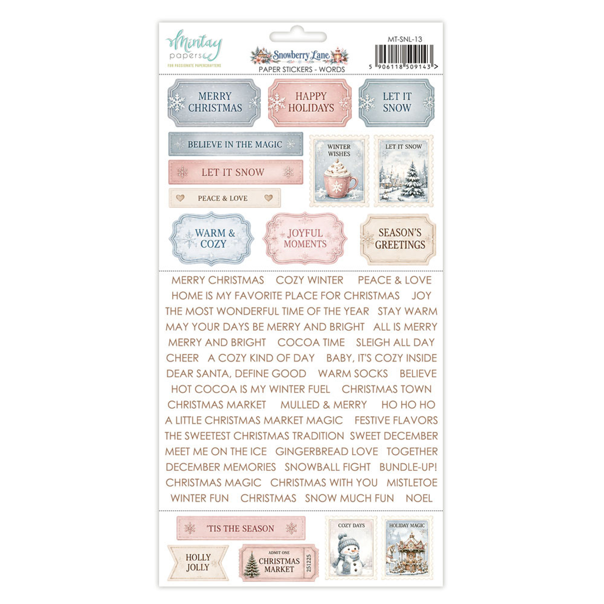 Snowberry Lane Words