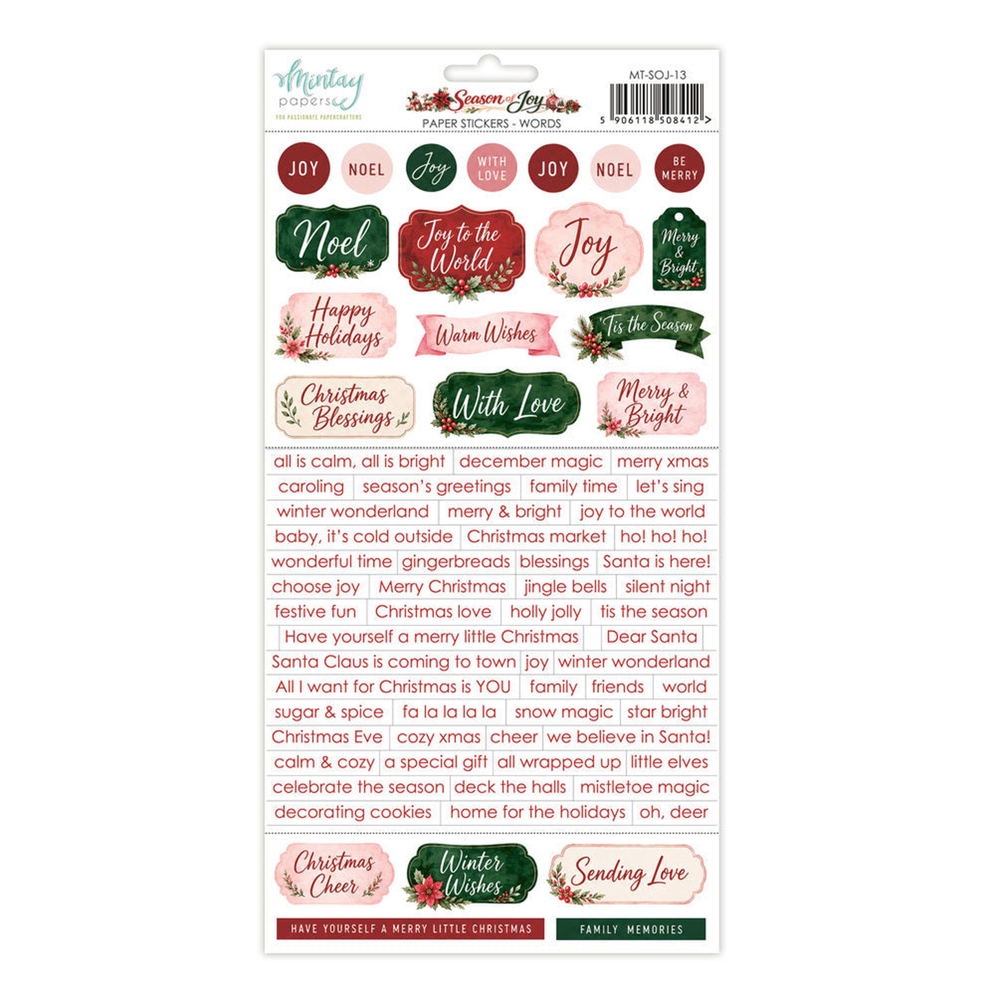 Season of Joy Words