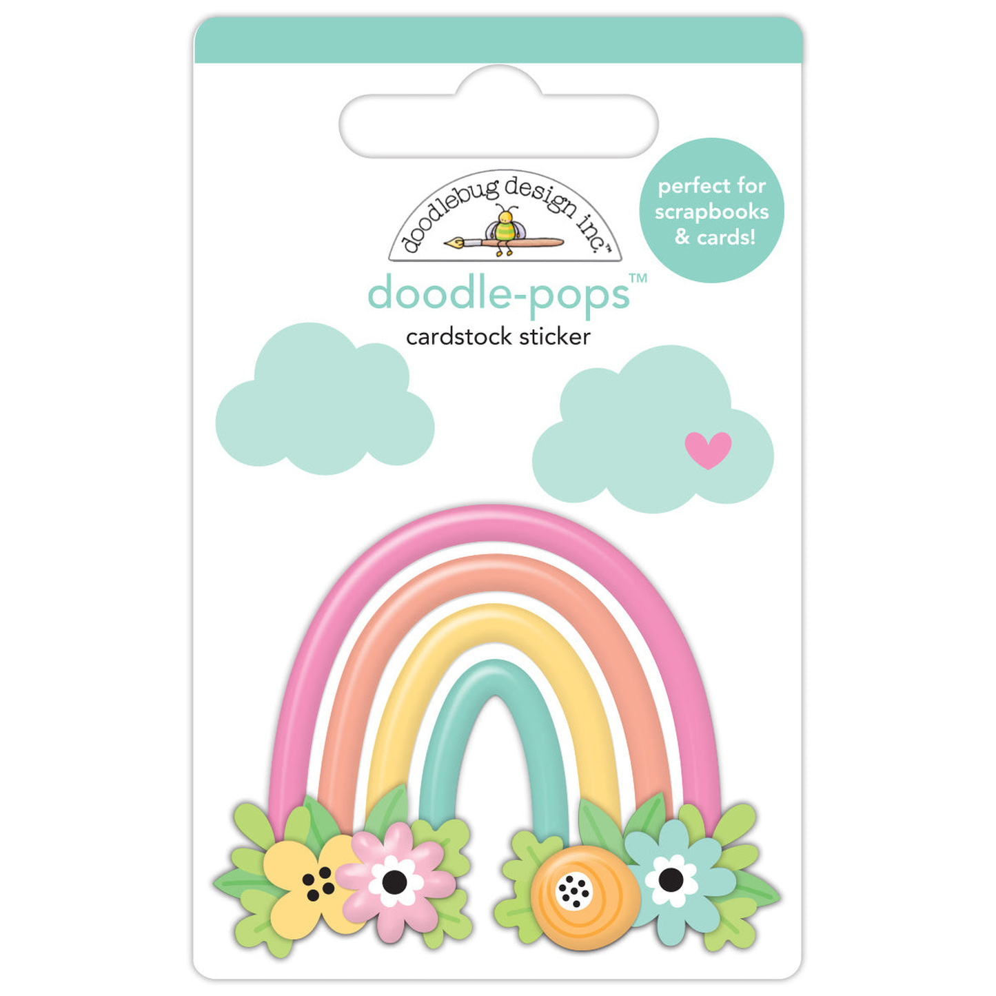 Butterfly Kisses Rainbow Garden Doodle-Pops