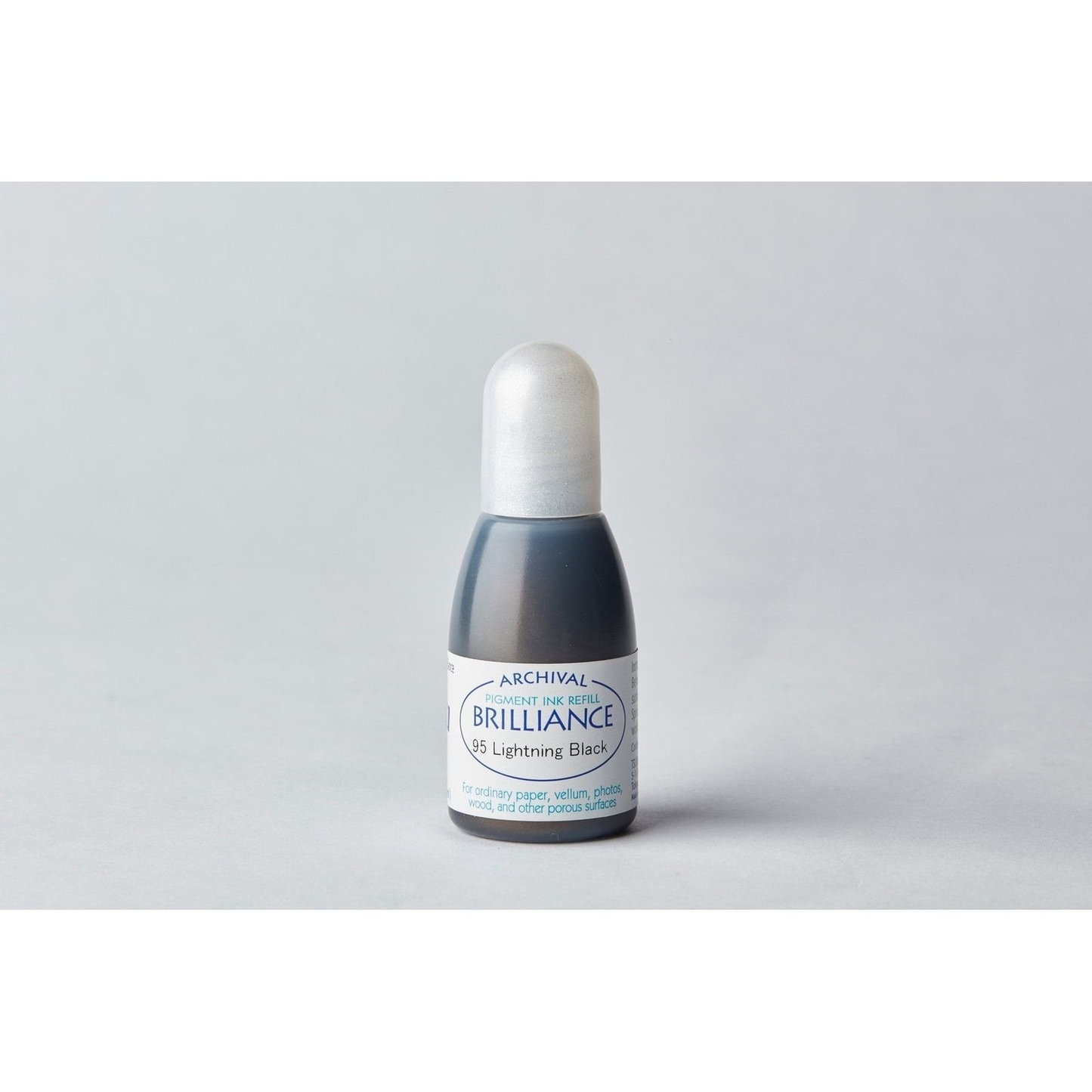 Tsukineko Brilliance Ink Refill Lightning Black