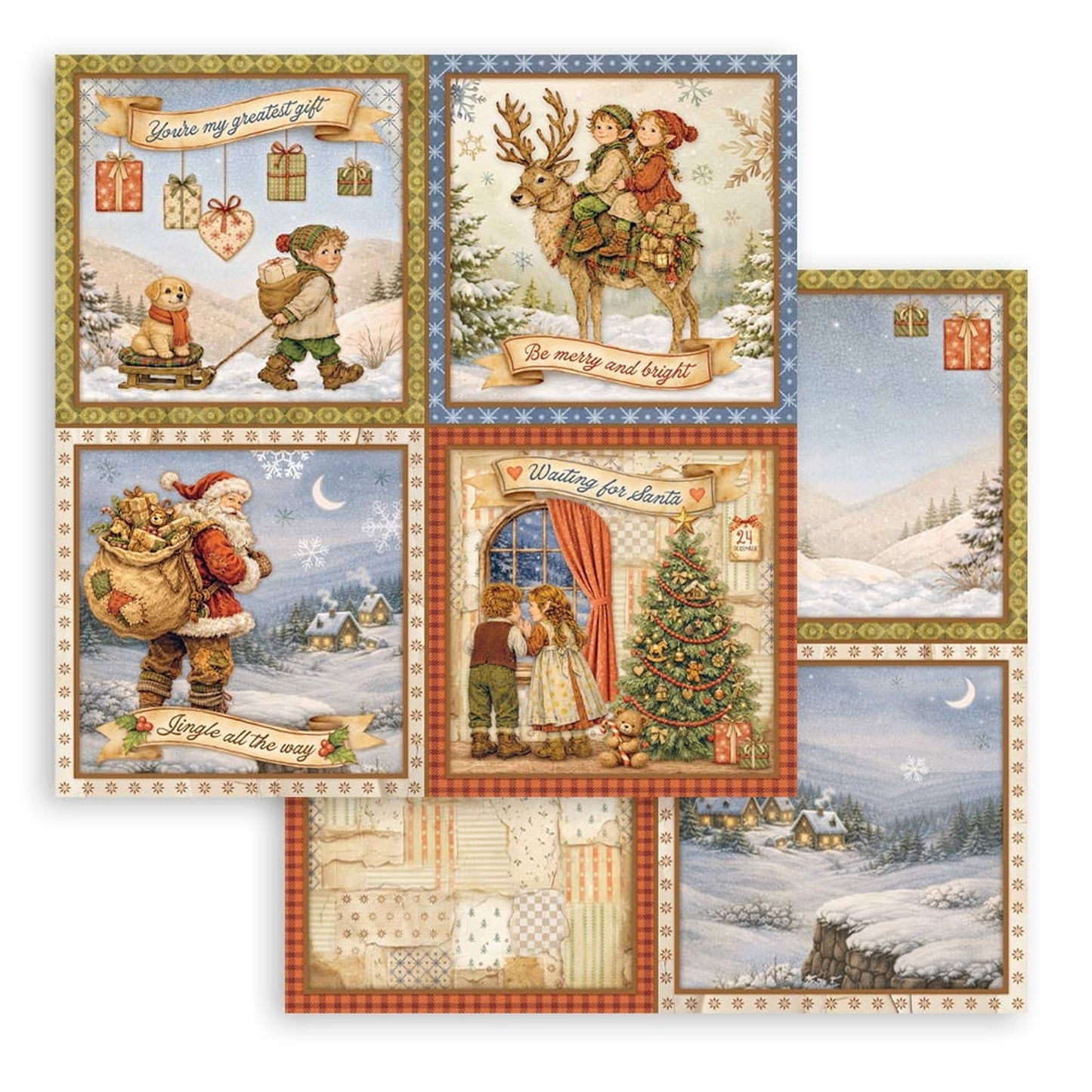 Silent Night 4 Cards