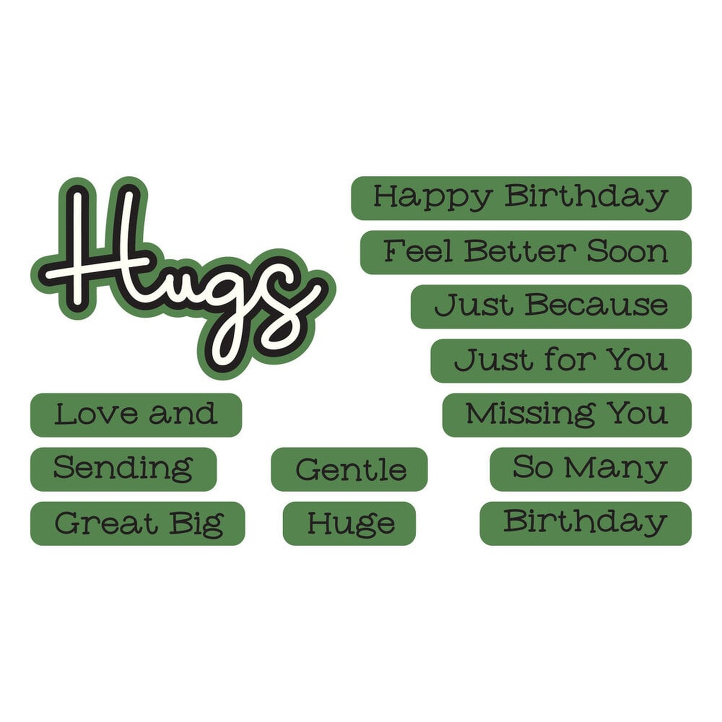 Summertime - Love and Hugs Sentiments