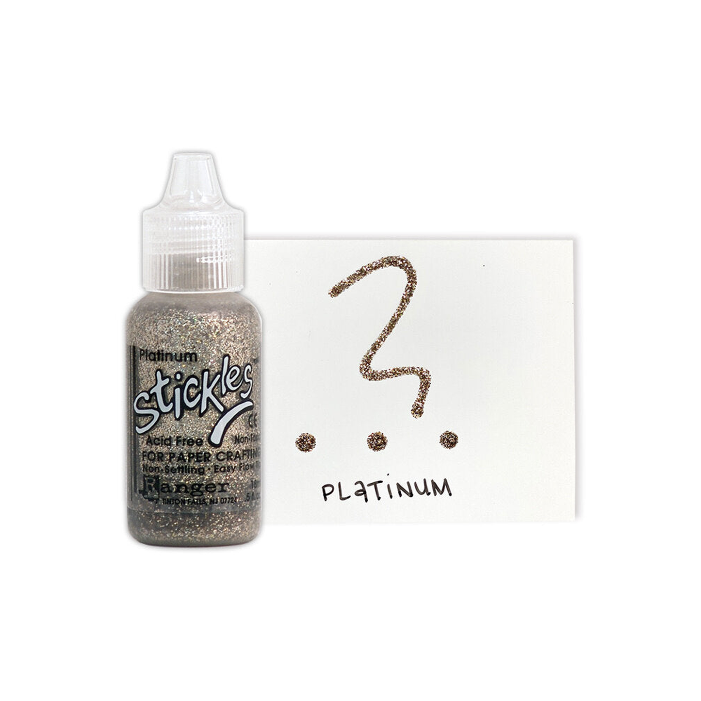 Ranger Stickles Glitter Glue Platinum