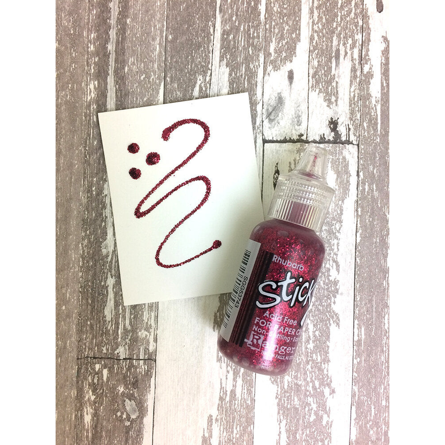 Ranger Stickles Glitter Glue Rhubarb