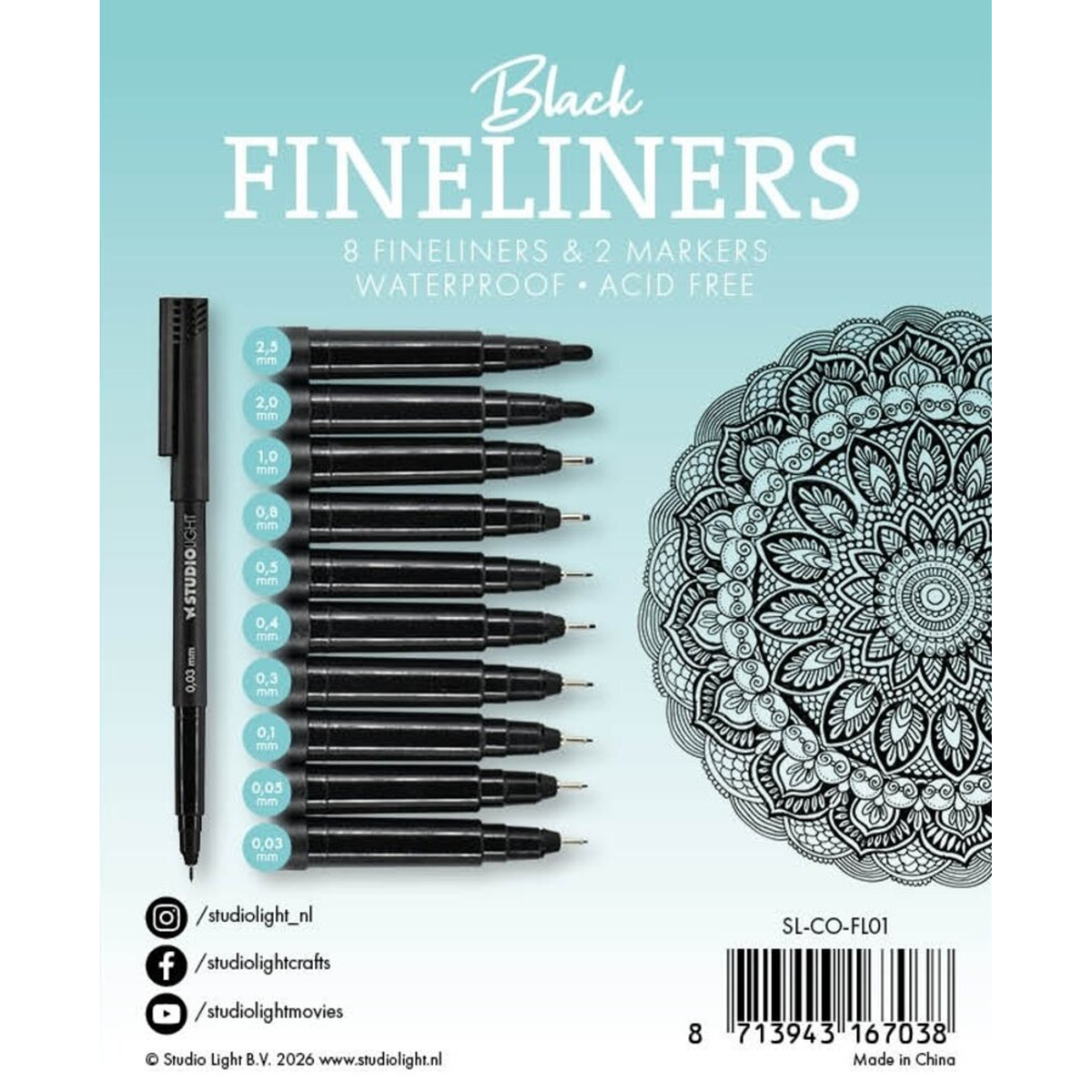 Fineliners and Markers