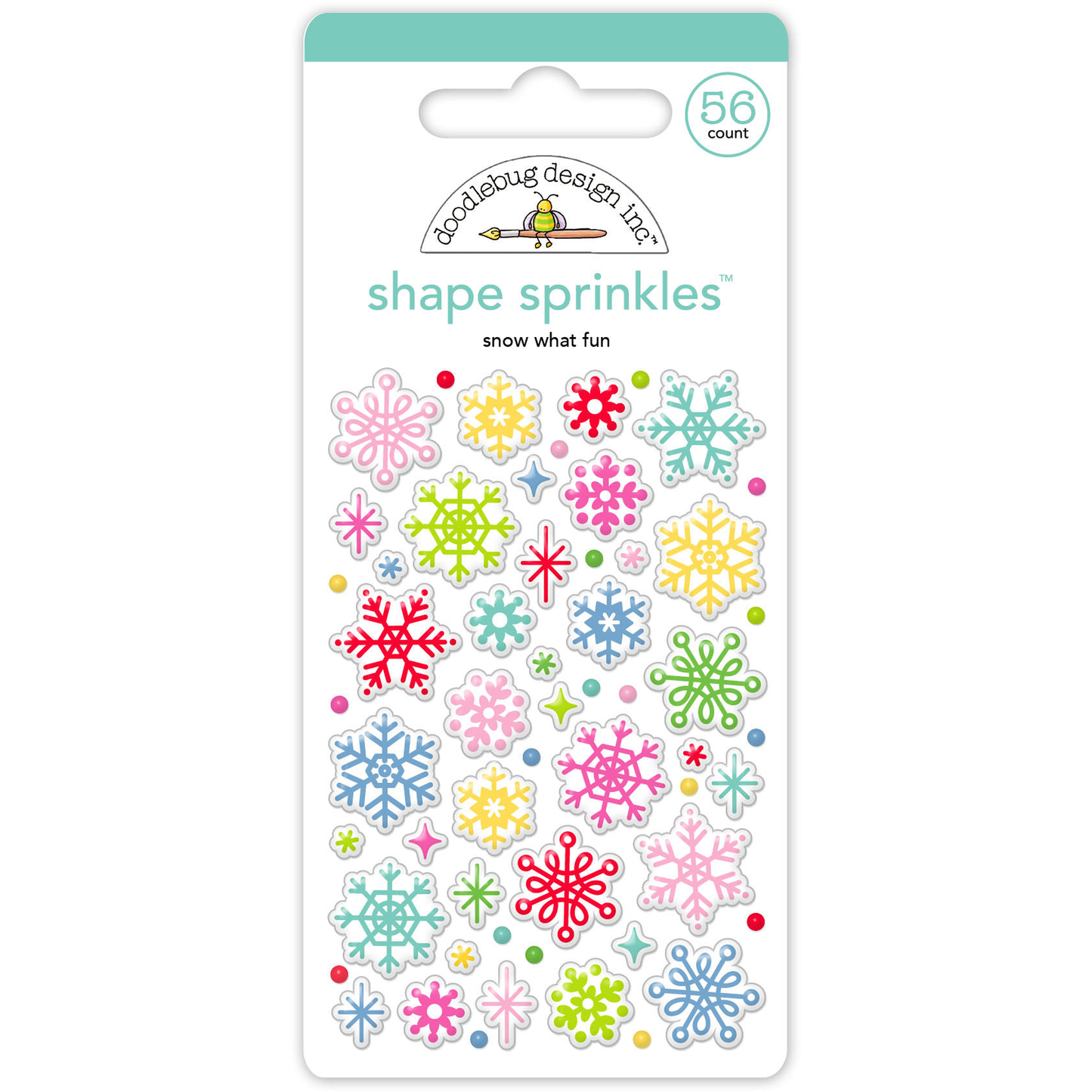 Oh What Fun Snow What Fun Shape Sprinkles