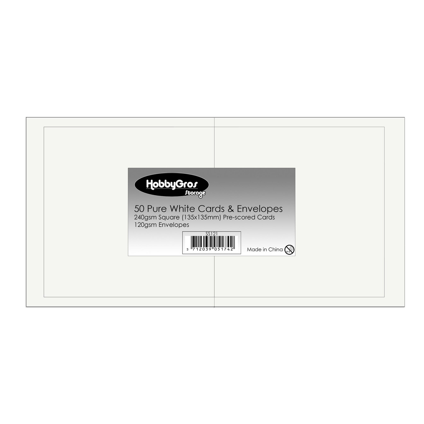 Cards & Envelopes Pure White