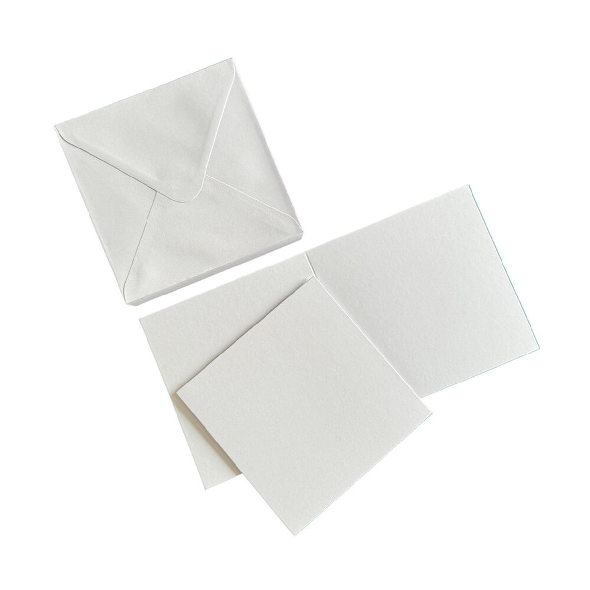 Cards & Envelopes 3x3 Inch Pure White