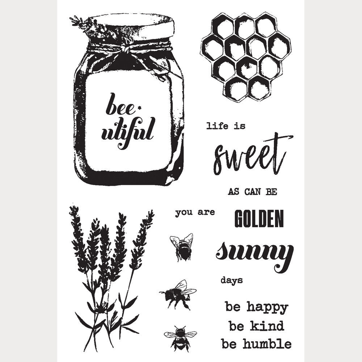 Simple Vintage Lavender Fields