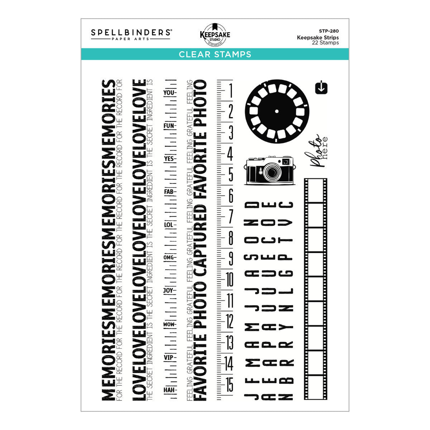 Turn the Page Keepsake Strips