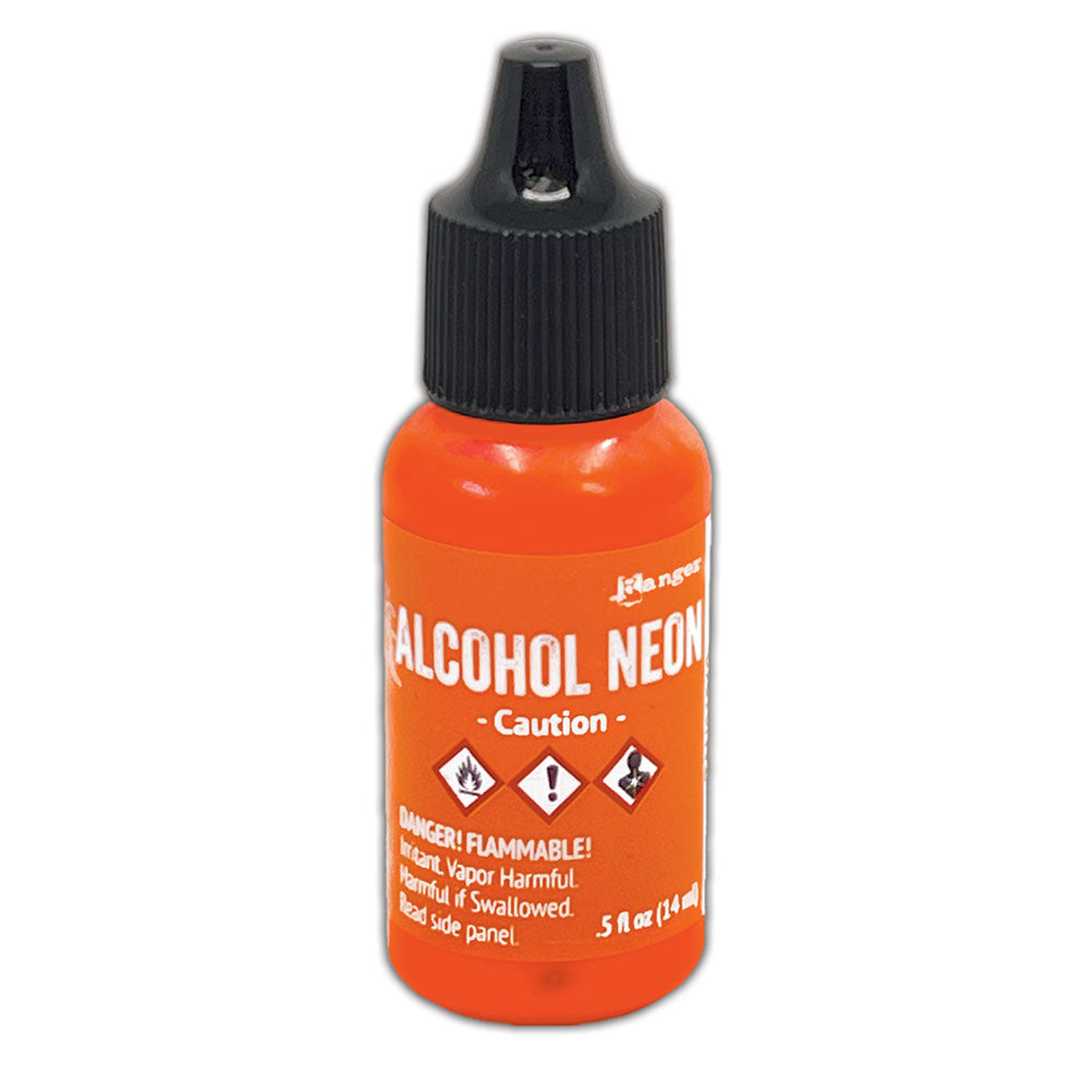 Alcohol Ink Neon Caution