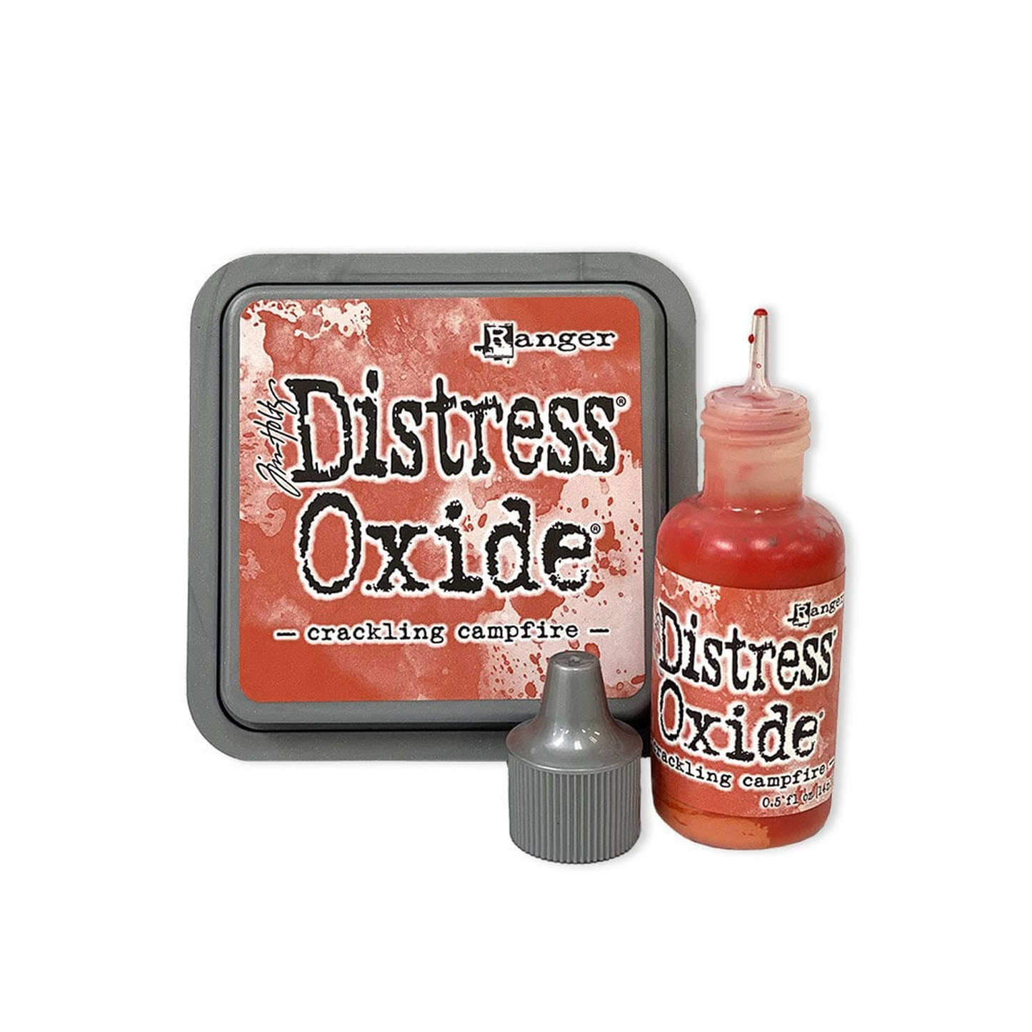 Tim Holtz Distress Oxide Ink Re-Inker Crackling Campfire