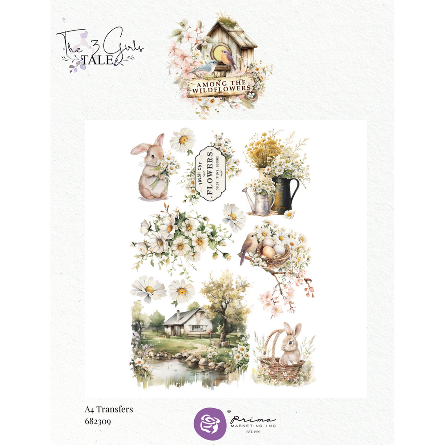 Among the Wildflowers Transfer