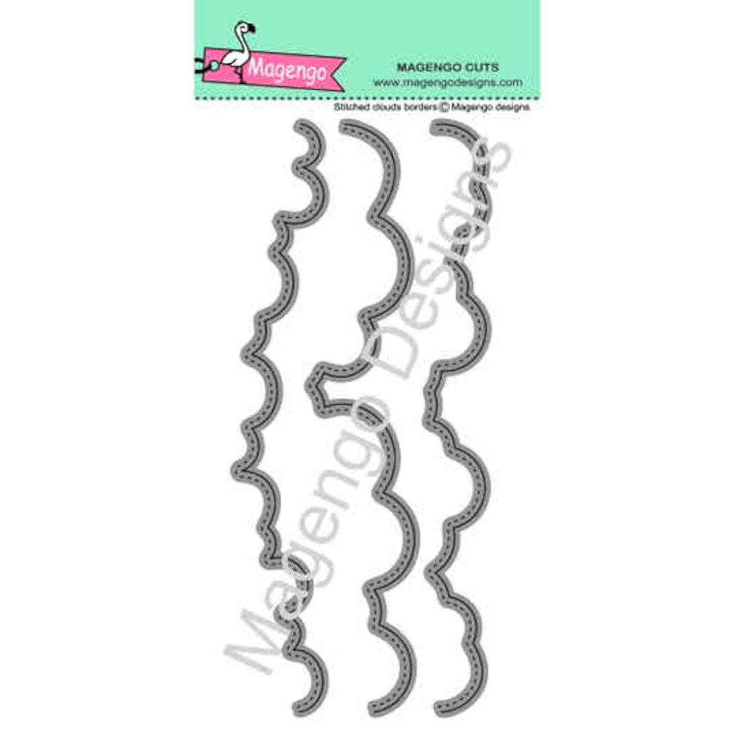 Stitched Clouds Borders